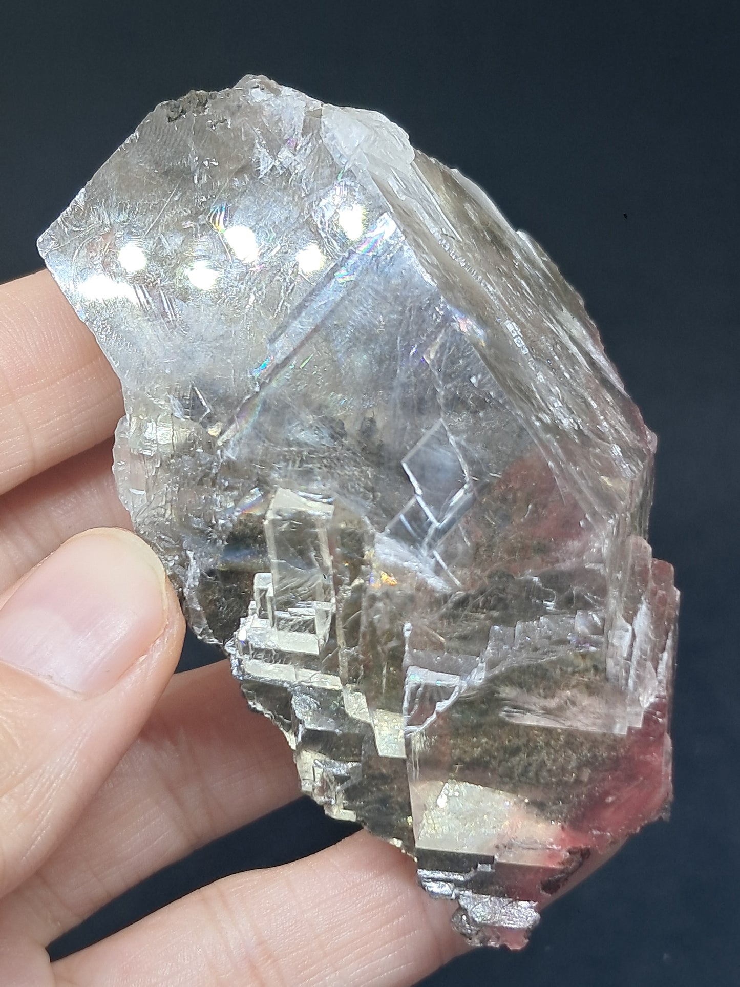 Calcita de frambuesa mohosa *Hallazgo raro* (Madhya Pradesh) Cristal natural | Piedra en bruto | Muestra mineral #CA37