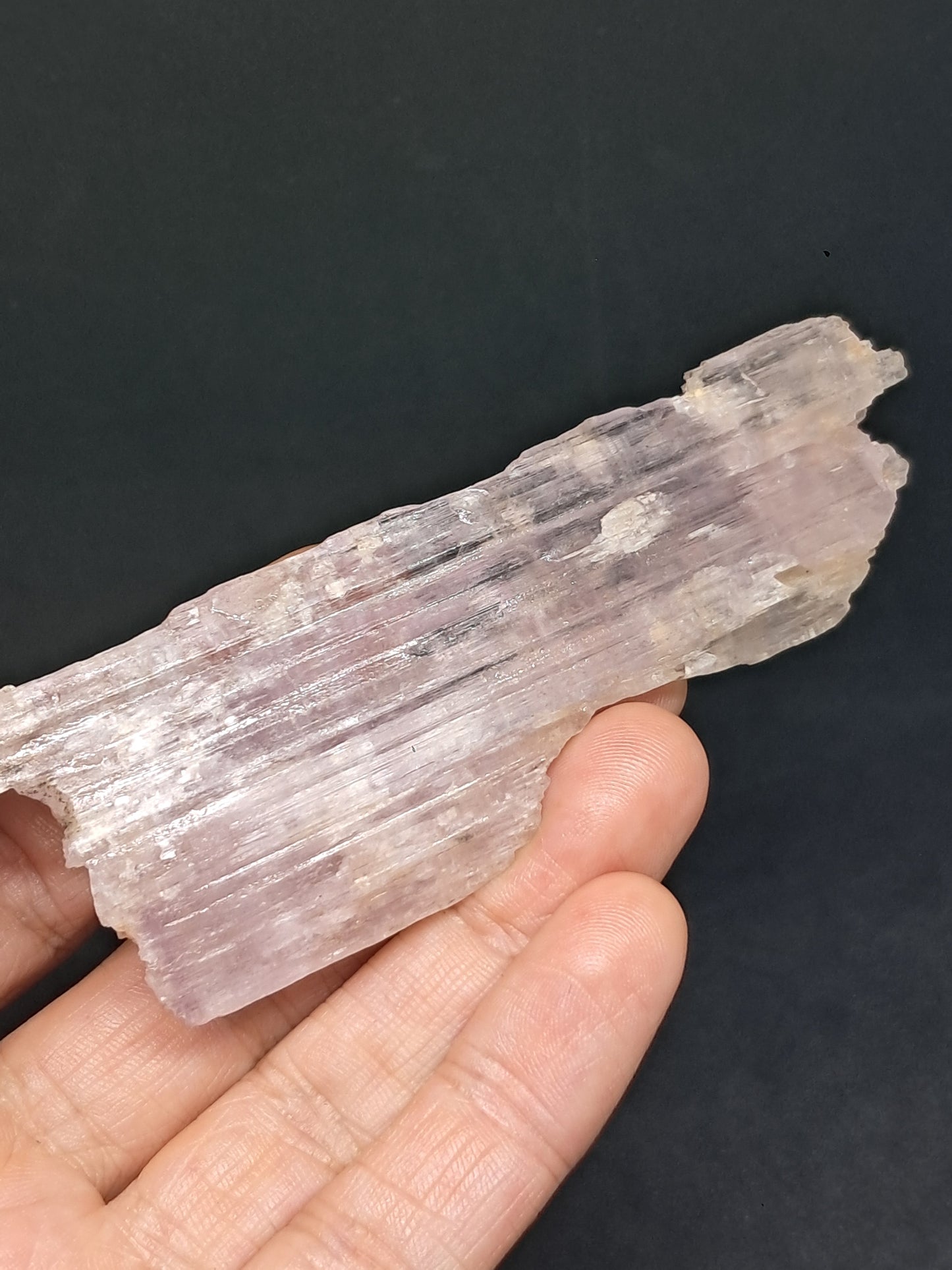 Kunzite Rough Crystal (Madagascar) Natural Raw Stone | Spodumene Mineral Specimen #KZ3