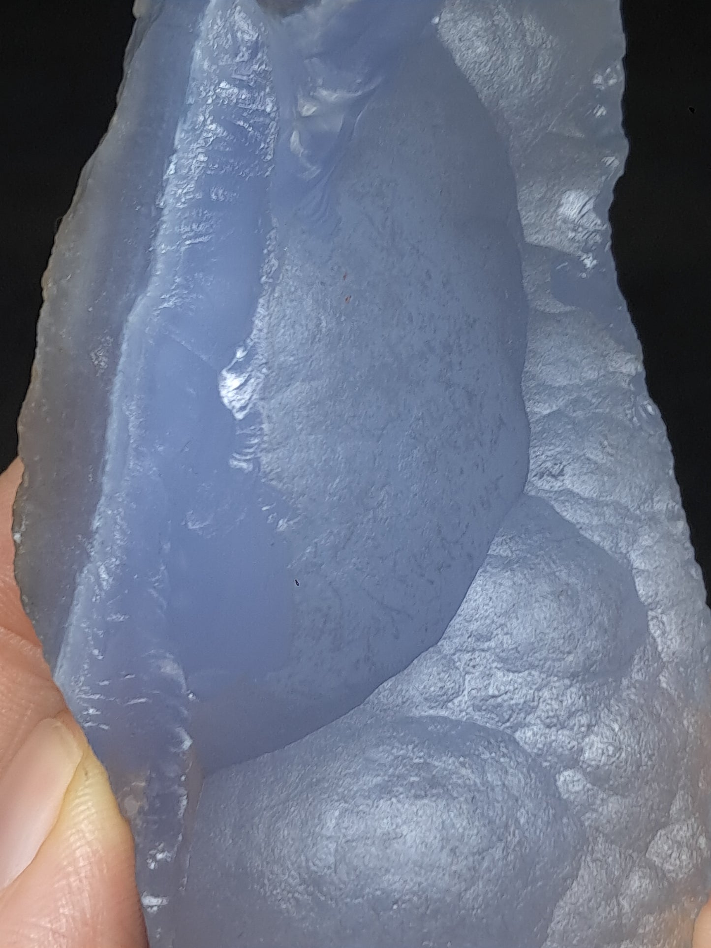 Blue Chalcedony Botryoidal Rough Natural Stone #BC1