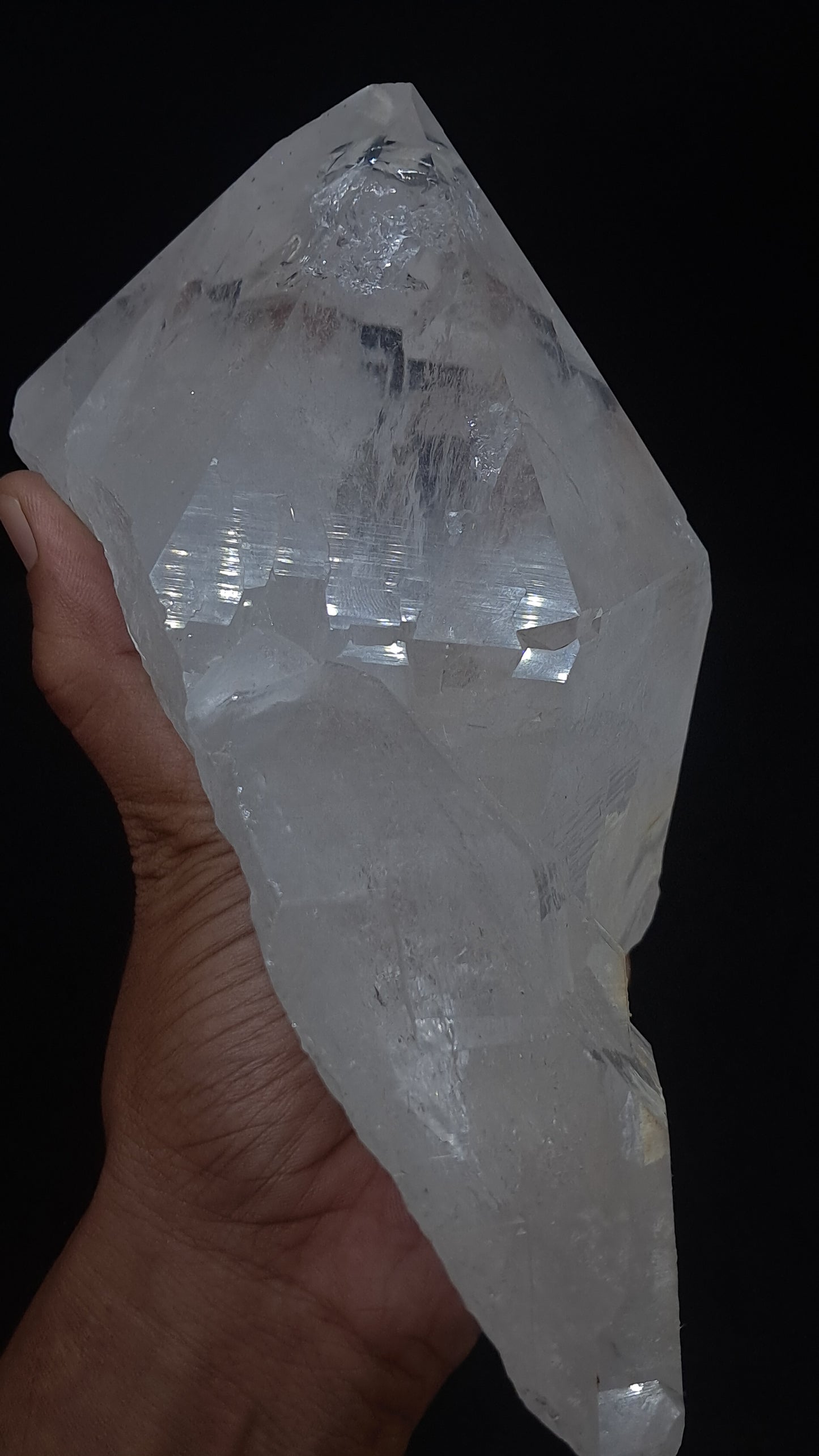 Himalayan Clear Quartz w/ Anatase *High Grade* 1.6 kg | Natural Crystal | Mineral Specimen #CH89