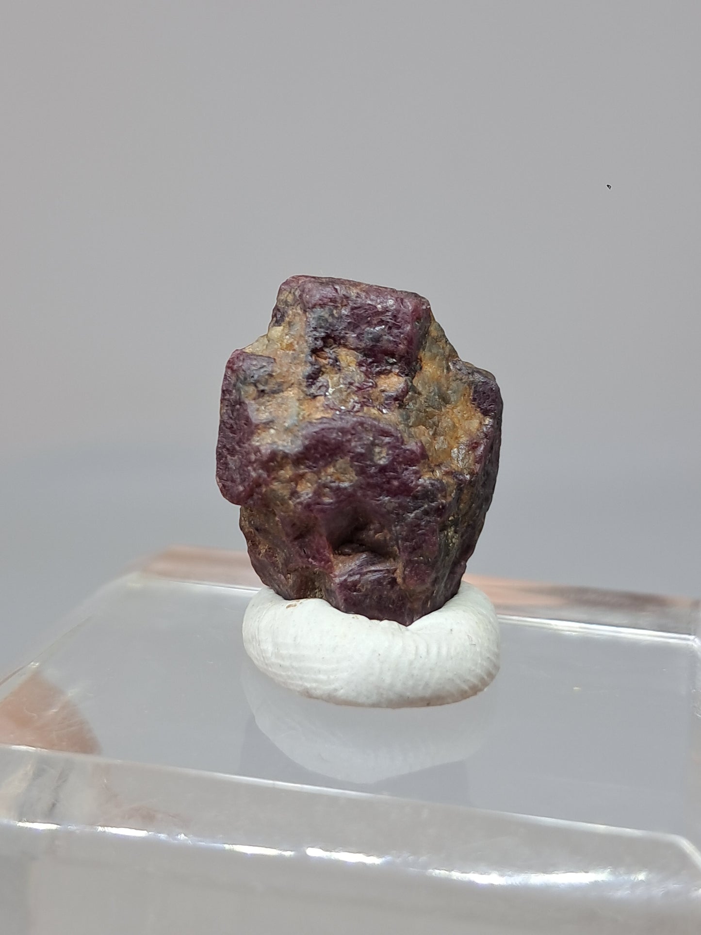 Rough Ruby Crystal (Tamil Nadu) Natural Stone | Mineral Specimen #RB33