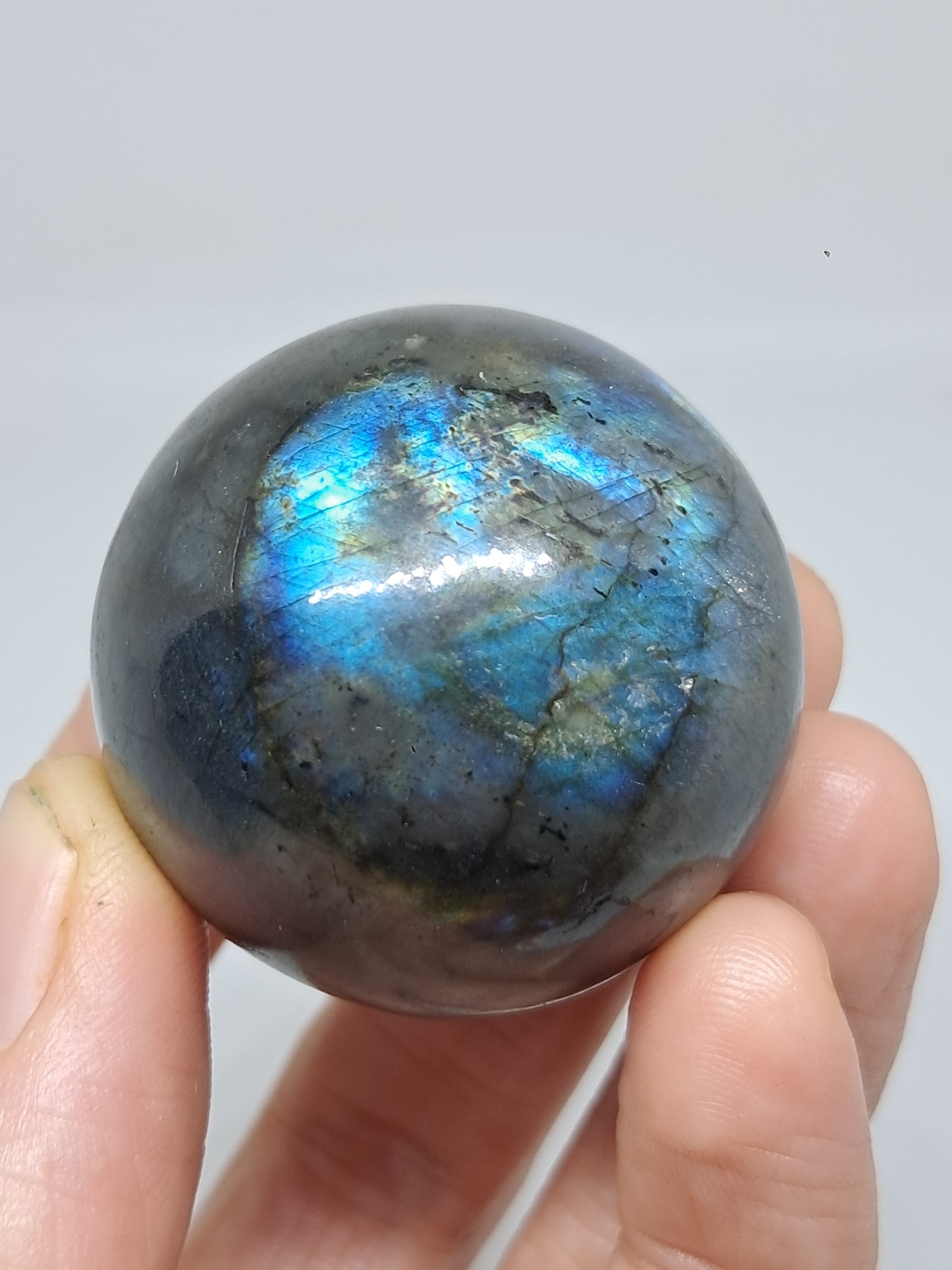 Labradorite Sphere (Madagascar) | Strong Flash | Polished Stone #LB11