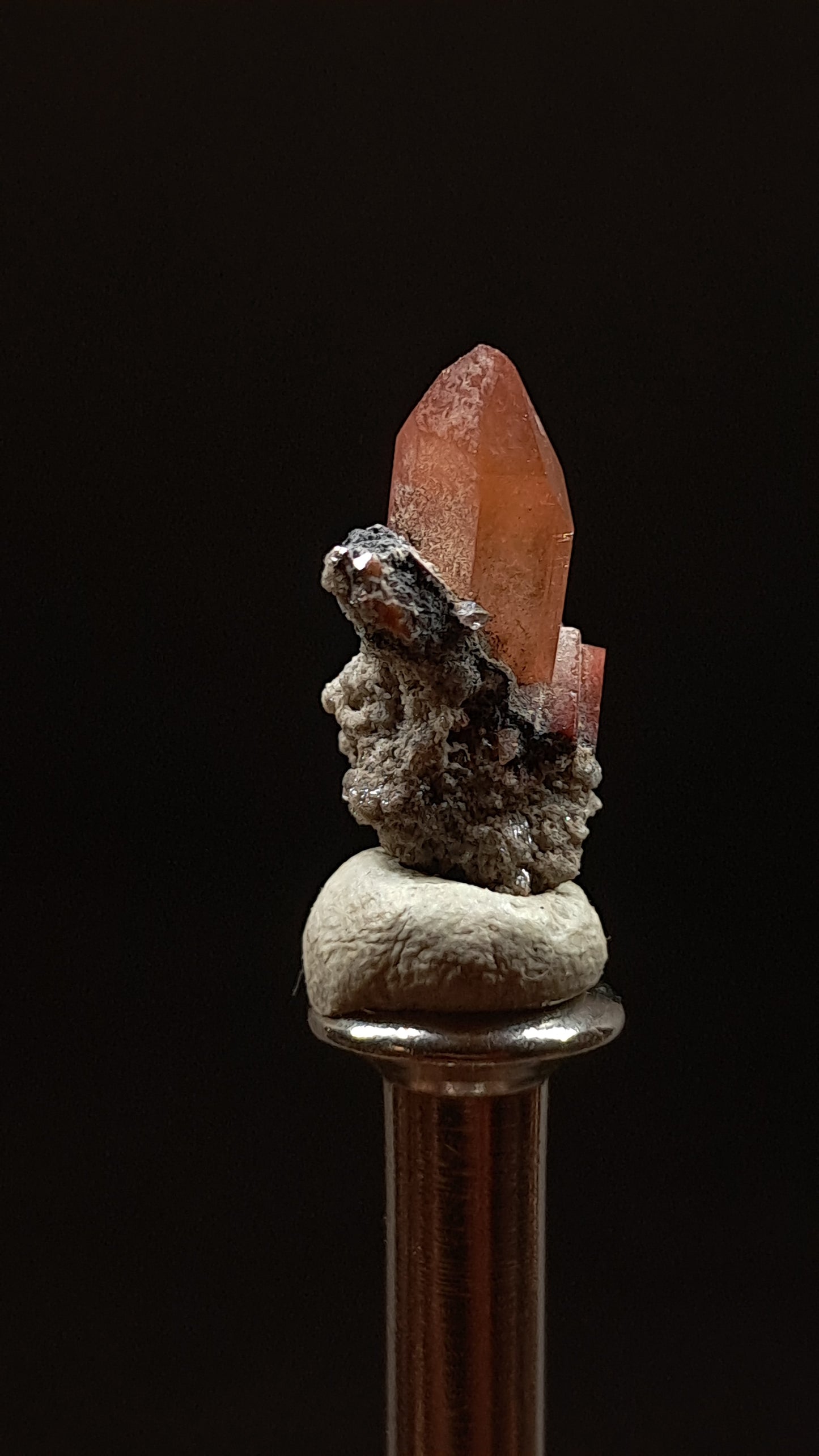 Natural Topaz Crystal (Mexico) Red-Orange Colour | Rare Gemstone | Mineral Specimen #TPZ33