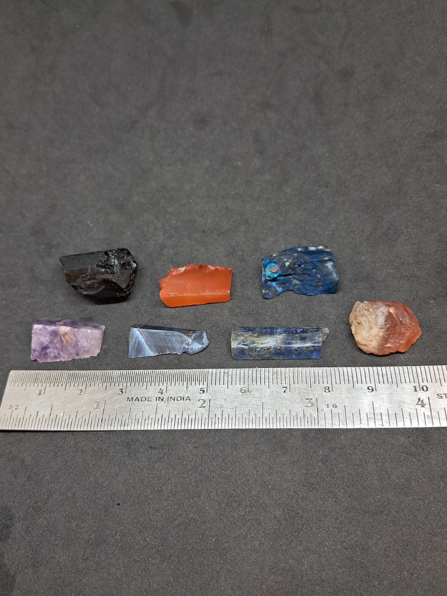 Set of 7 Small Rough Stones | Raw Crystals #RCS21