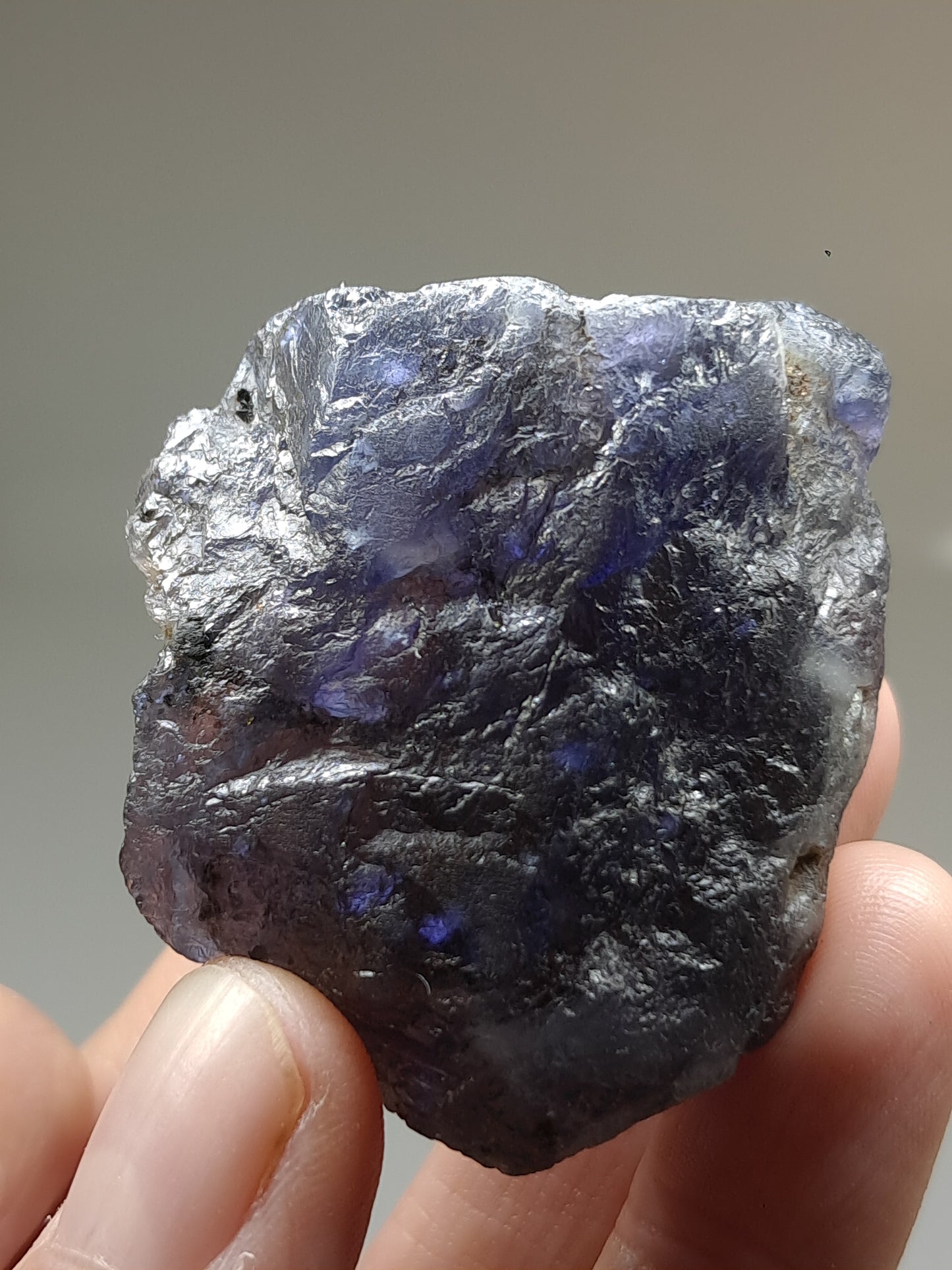Rough Iolite Stone (Karur) *Gem Quality* Cordierite | Excelent Pleochroism | Mineral Specimen #IO1