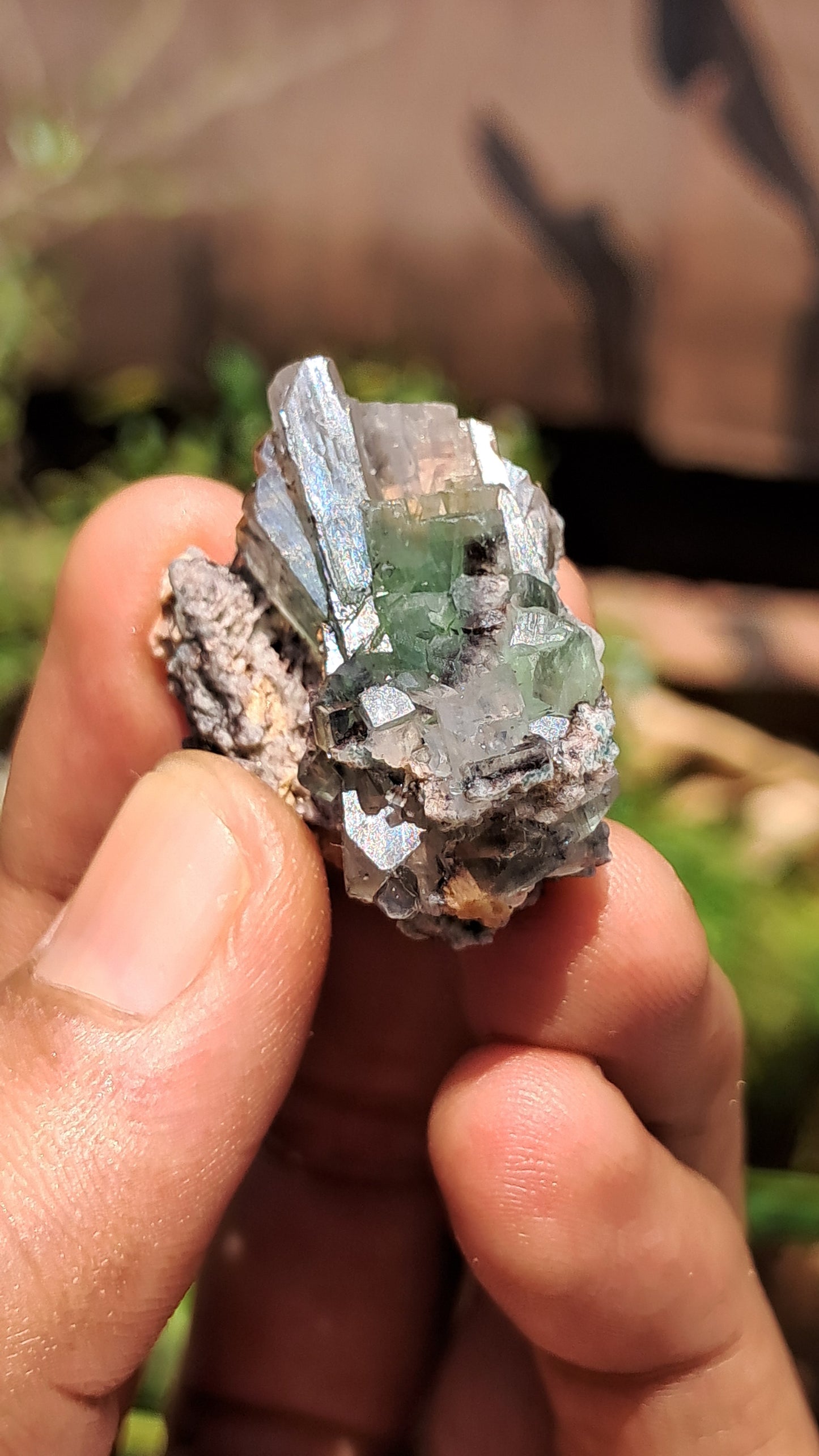 Green Apophyllite (Fluorapophyllite) (Ajanta) Natural Crystal | Mineral Specimen #GA29
