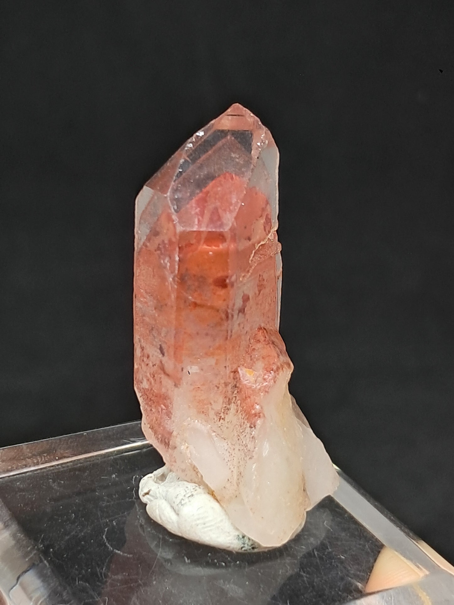 Hematite Phantom Quartz (Telangana) | Natural Crystal | Mineral Specimen #HPQ54