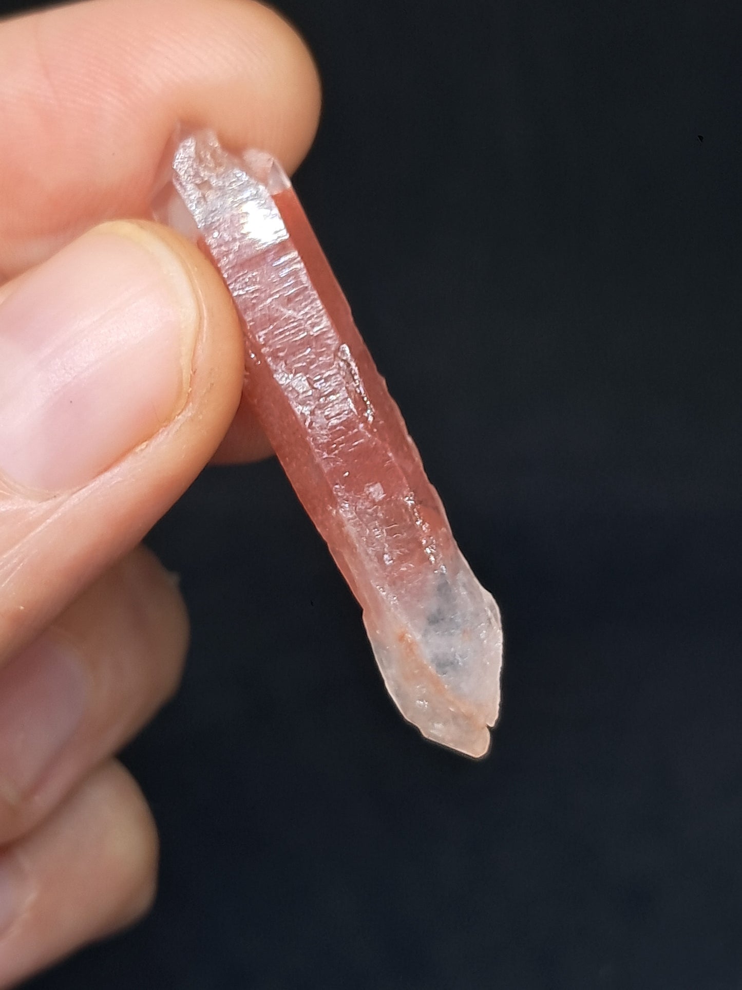 Hematite Phantom Quartz (Telangana) | Natural Crystal | Mineral Specimen #HPQ58