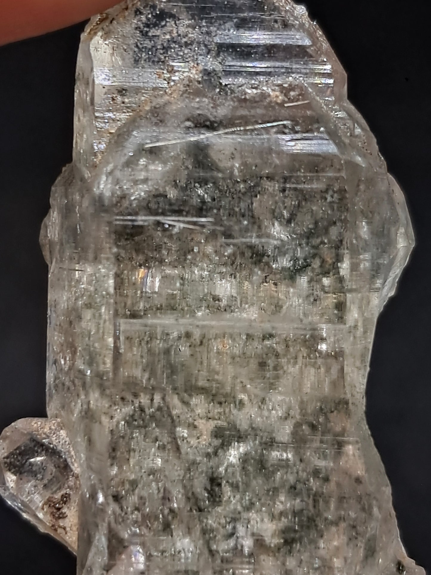 Chlorite Phantom Quartz (Kullu) Natural Crystal | Garden Chamanic #CQ80