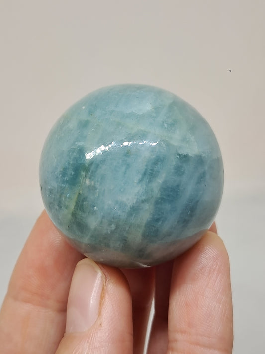 Aquamarine Sphere | Polished Natural Stone