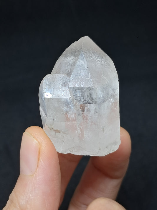 Himalayan Quartz Twin Crystal Point | Natural Etched Crystal | Rough Stone | Mineral Specimen #CH45