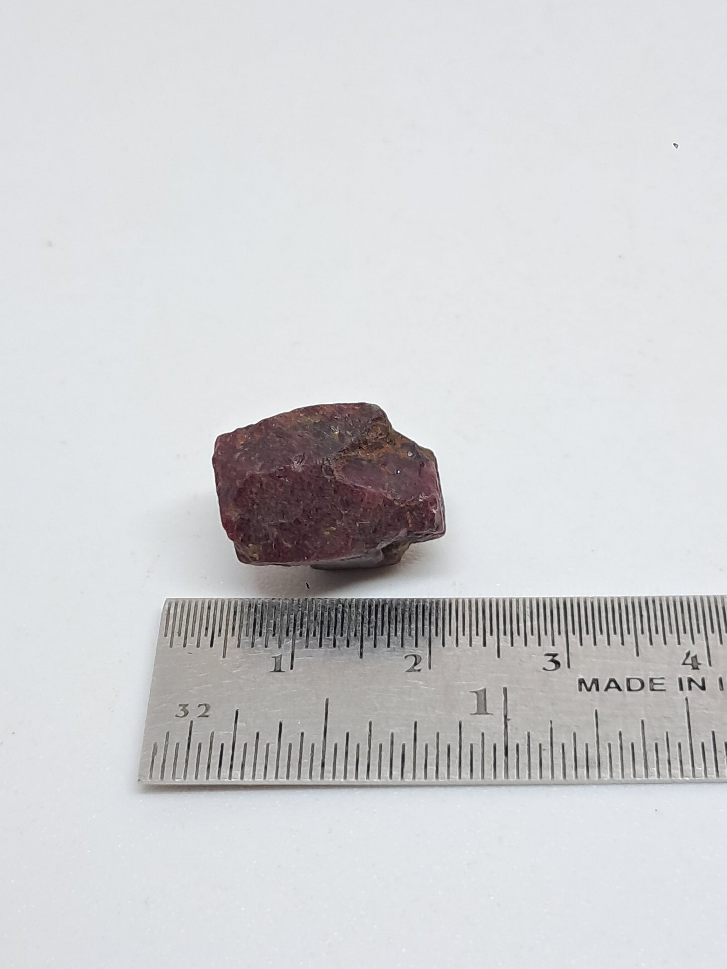 Rough Ruby Crystal (Tamil Nadu) Natural Stone | Mineral Specimen #RB33