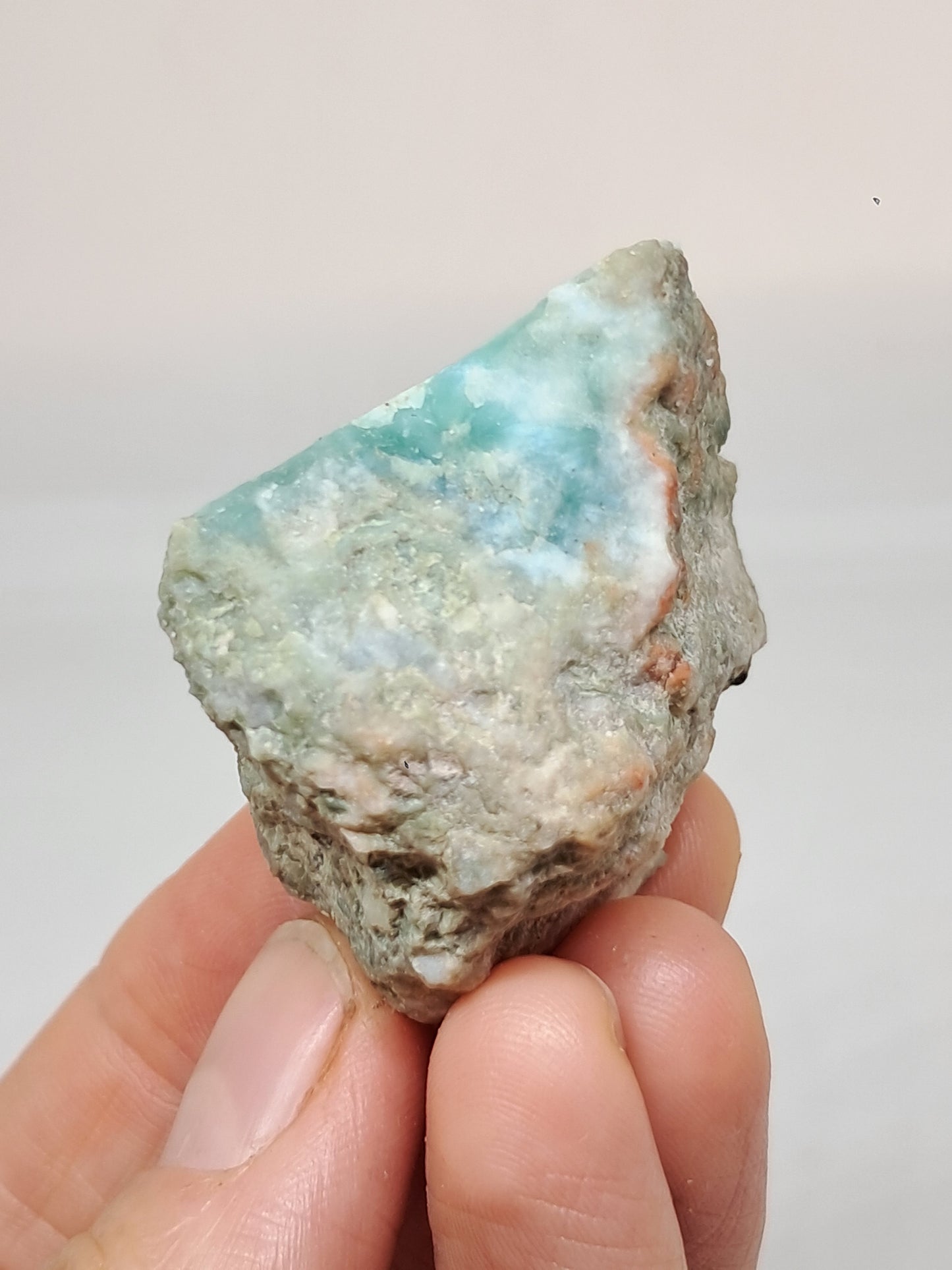 Trozo de Larimar (República Dominicana) Piedra en Bruto | Roca Natural #LM26