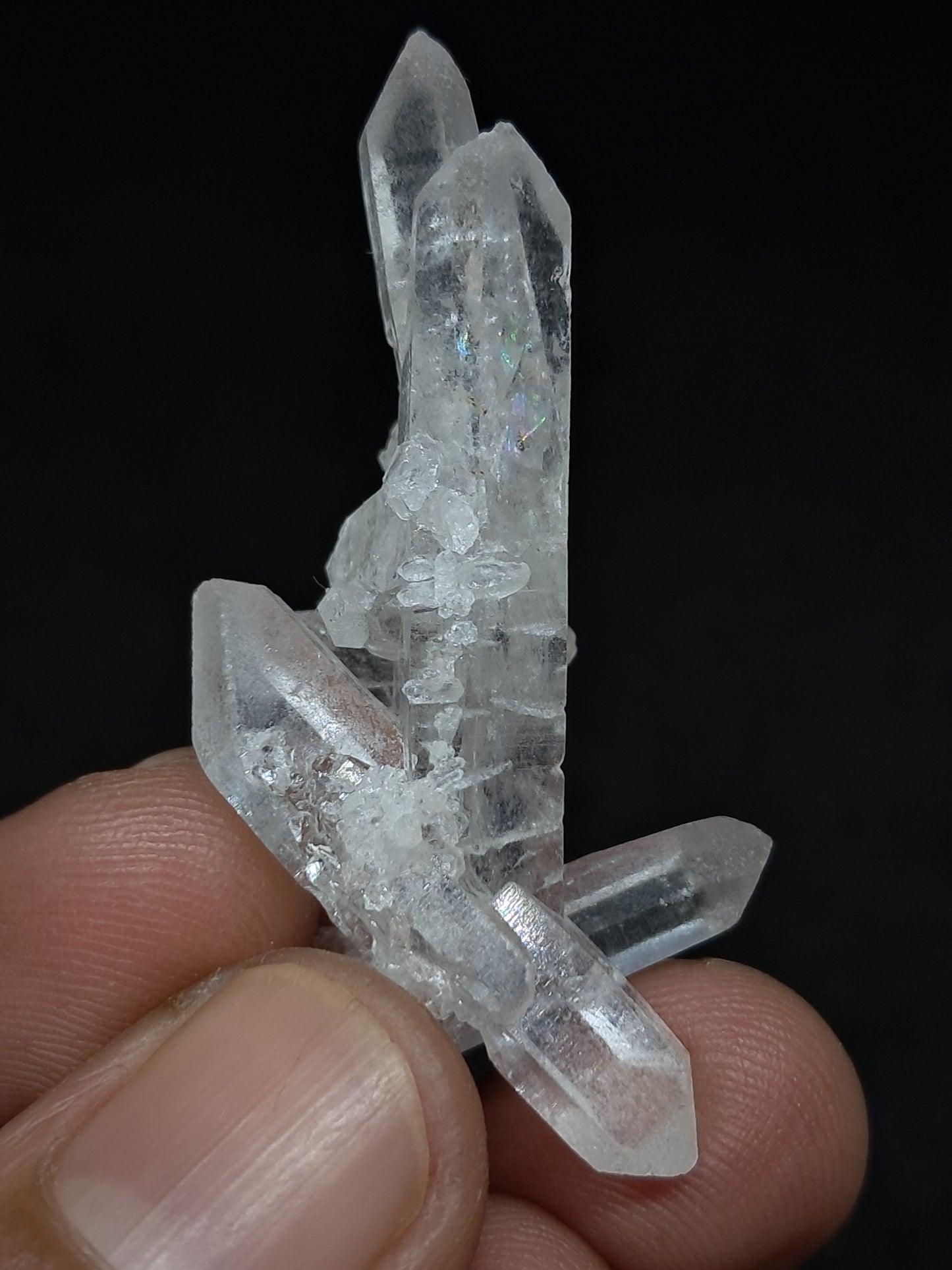 Himalayan Quartz Cluster | Biterminated Crystals | Mineral Specimen #CH58