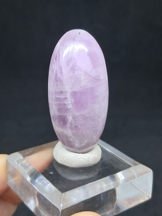 Kunzite Shivalingam | Polished Stone | Spodumene Natural Crystal