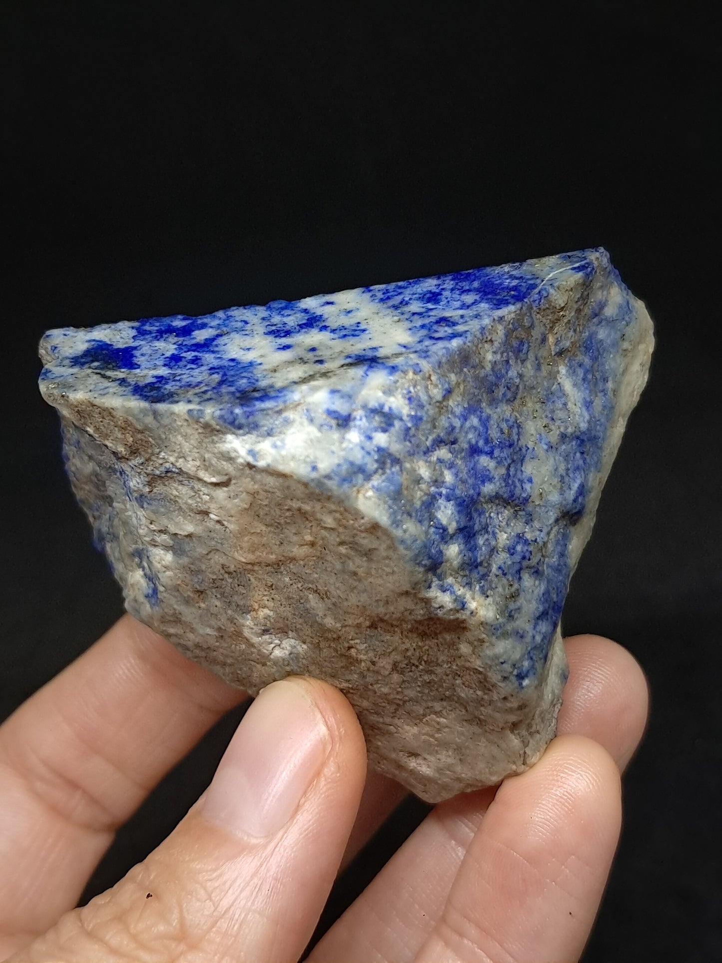 Slice of Lapislazuli (Afghanistan) Rough Natural Stone #LZ2