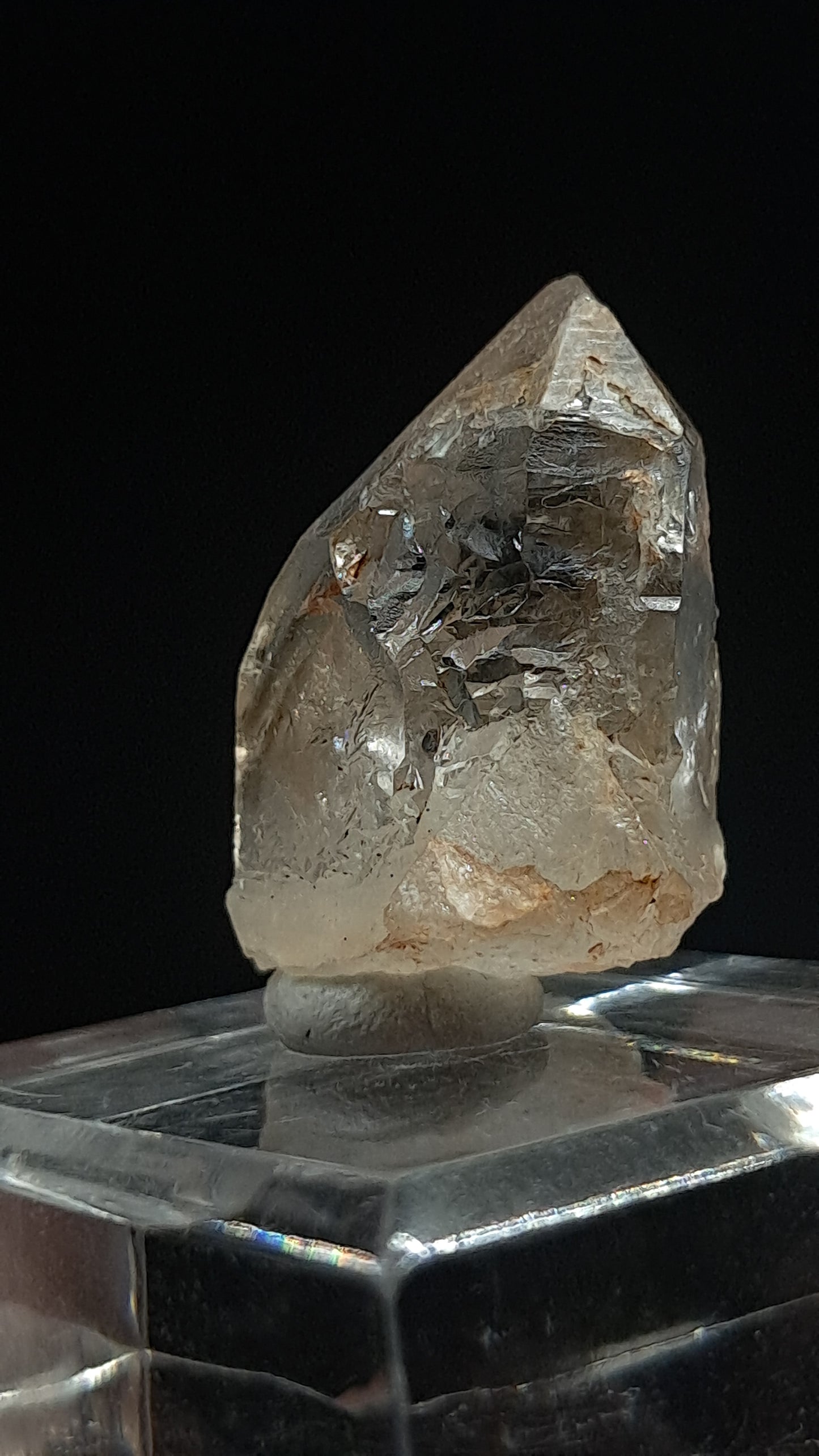 Smokey Elestial Quartz (Karur) Interesting Inclusions | Mineral Specimen #EQ30