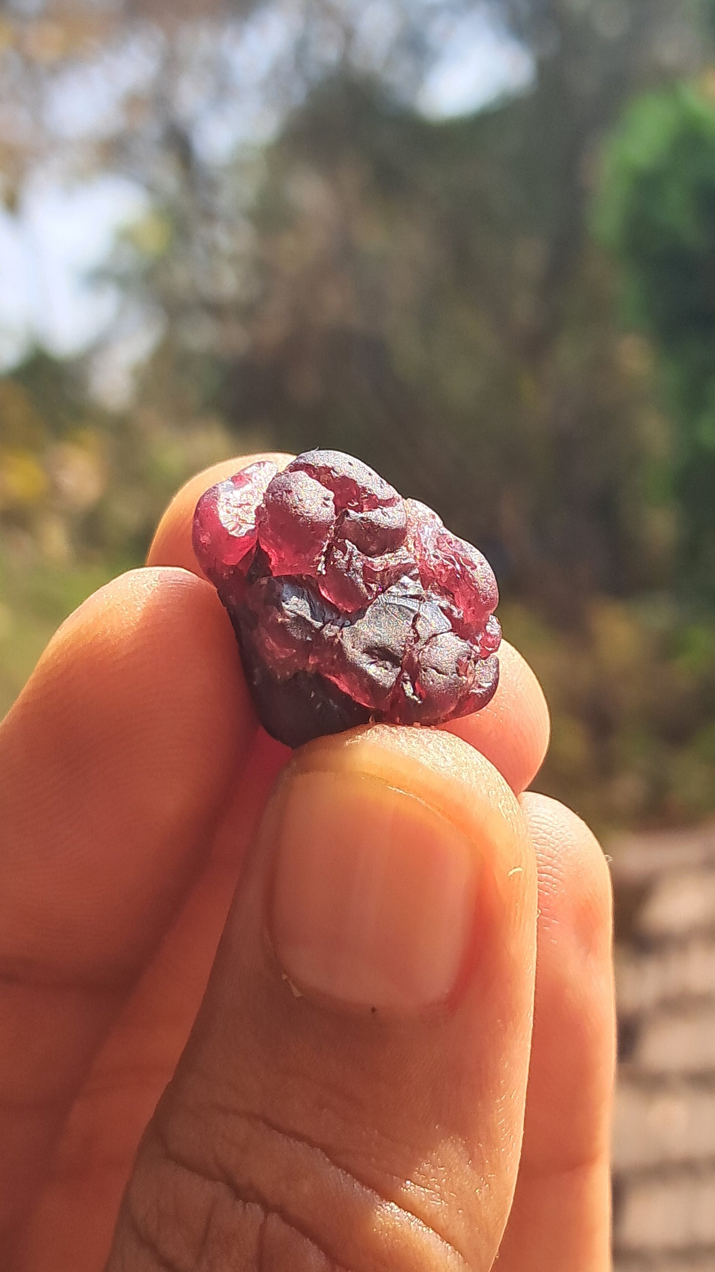 Granate Rojo (Karur) | Pulido por el río | Piedra Natural #RG4