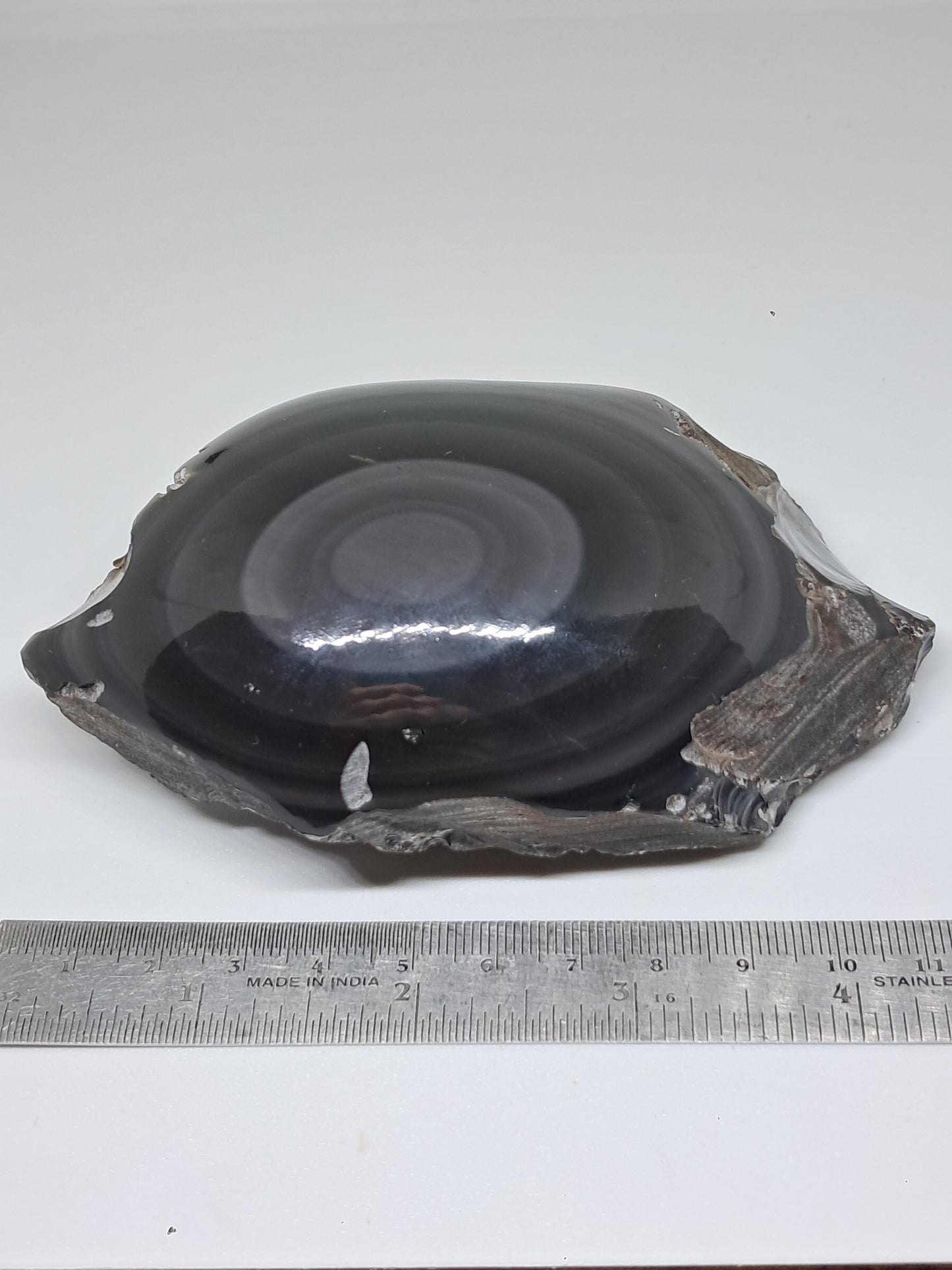 Rainbow Obsidian (Mexico) Natural Stone | Half Polished Half Rough #RO7