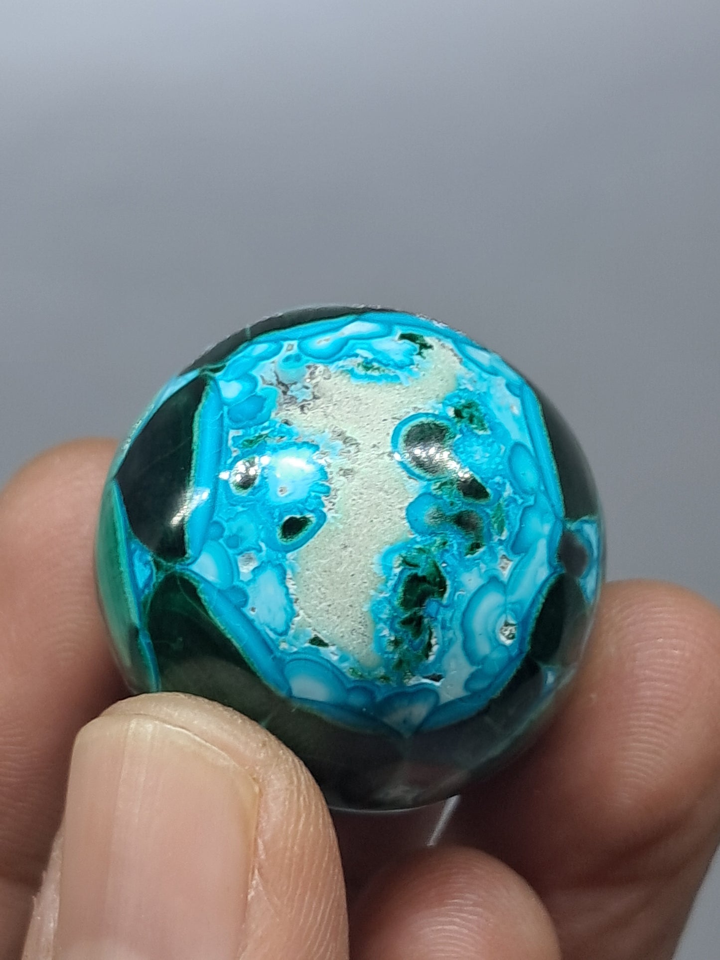 Chrysocolla Malachite Sphere | Polished Natural Stone | Good Quality #CM19