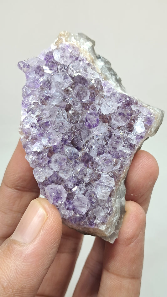 Amatista Morada Profunda (Brasil) | Drusa Natural | Hermoso Brillo #AMB2