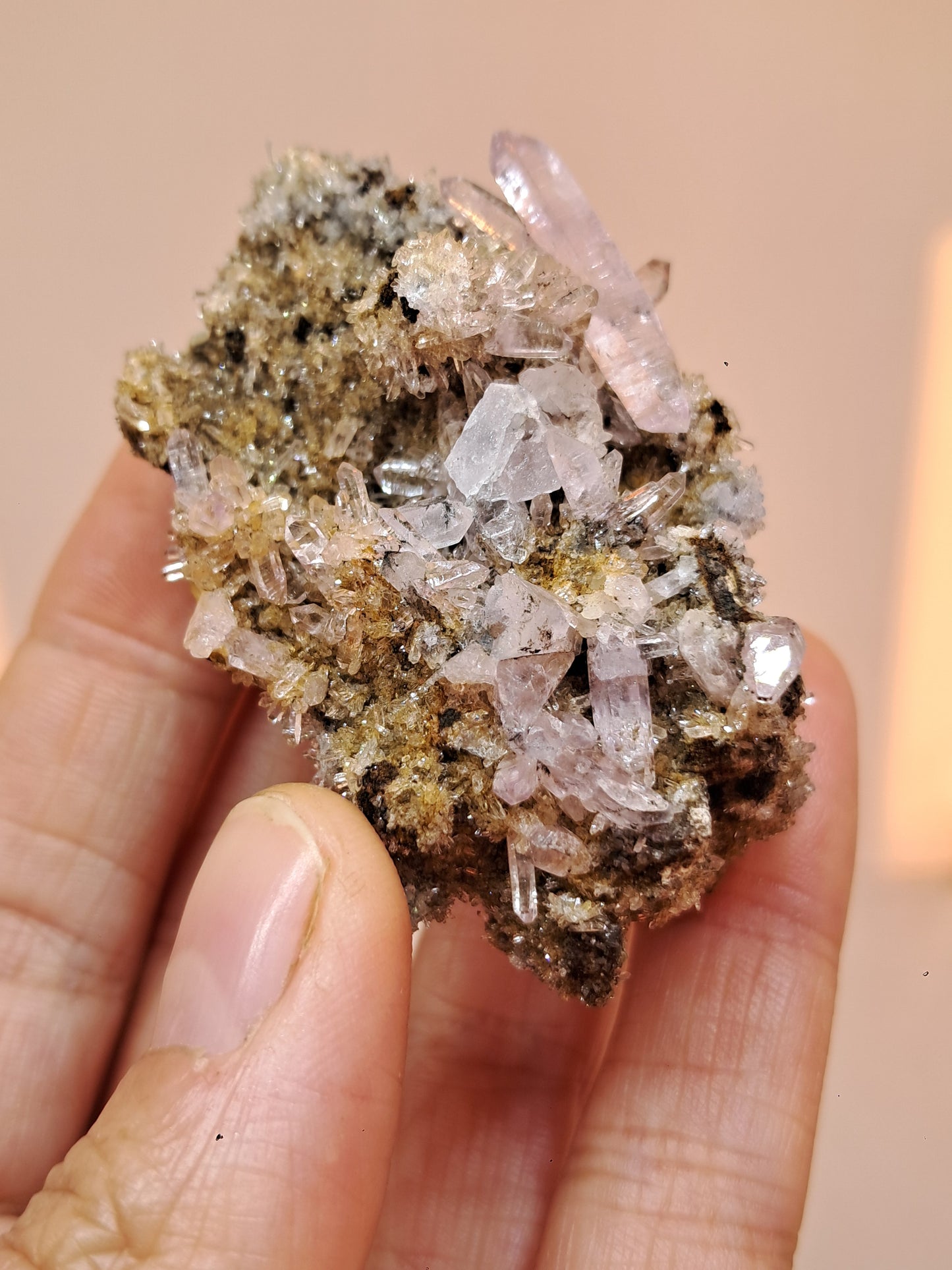 Veracruz Amethyst Crystals on Matrix (Mexico) | Natural Cluster | Mineral Specimen #VA19