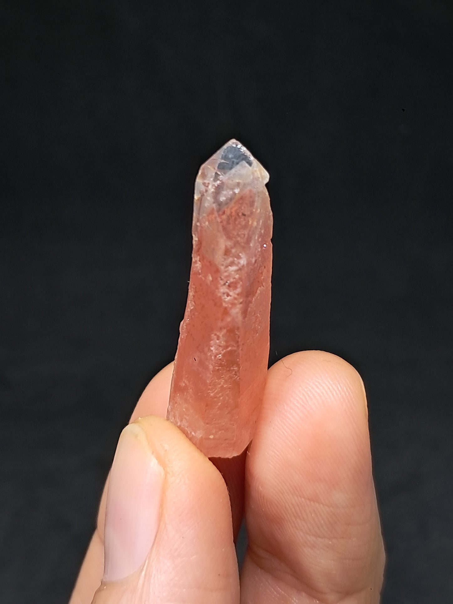 Hematite Phantom Quartz (Telangana) | Natural Crystal | Mineral Specimen #HPQ59