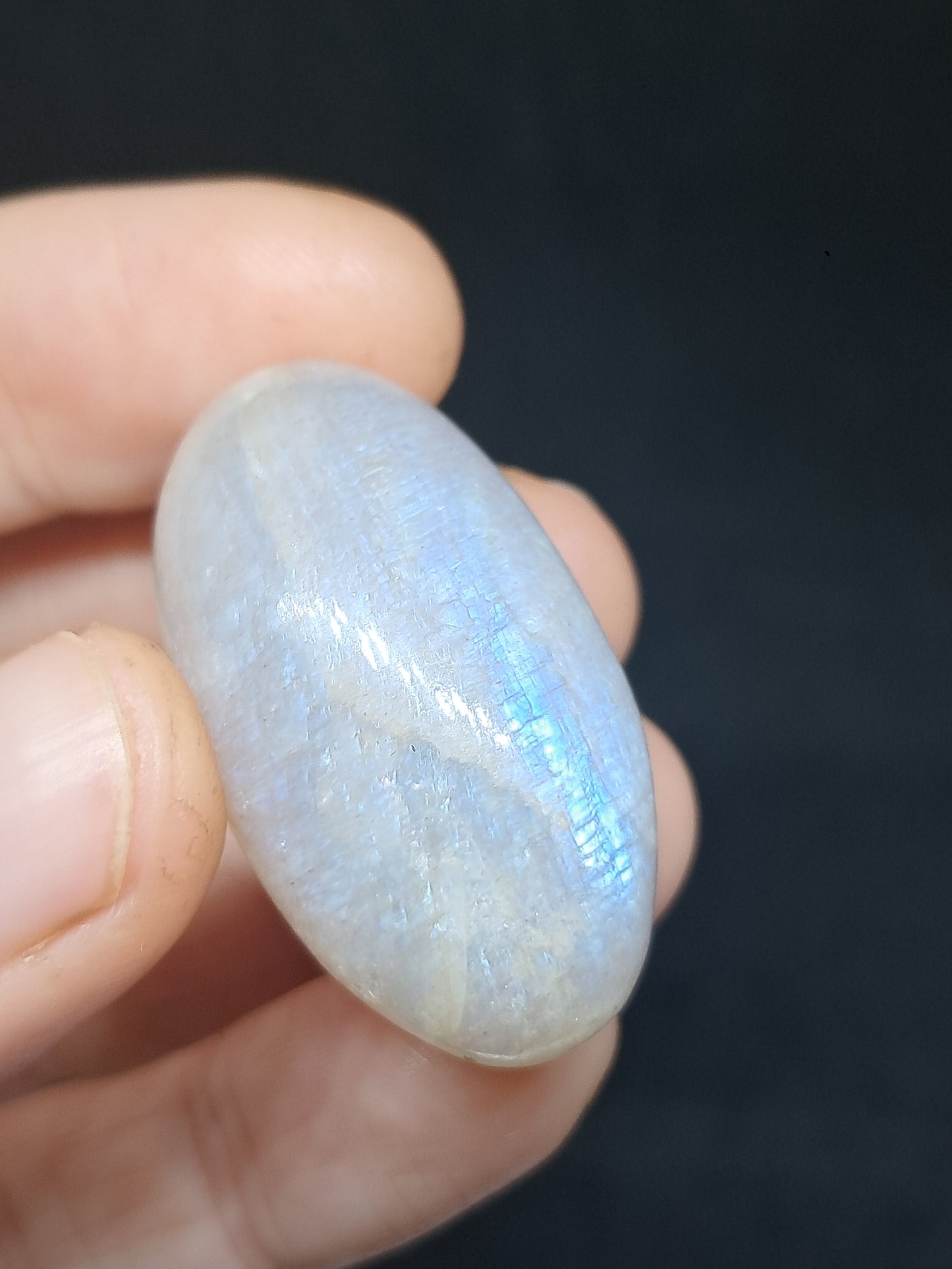 Moonstone Shivalingam | Blue Sheen | Good Quality Natural Stone