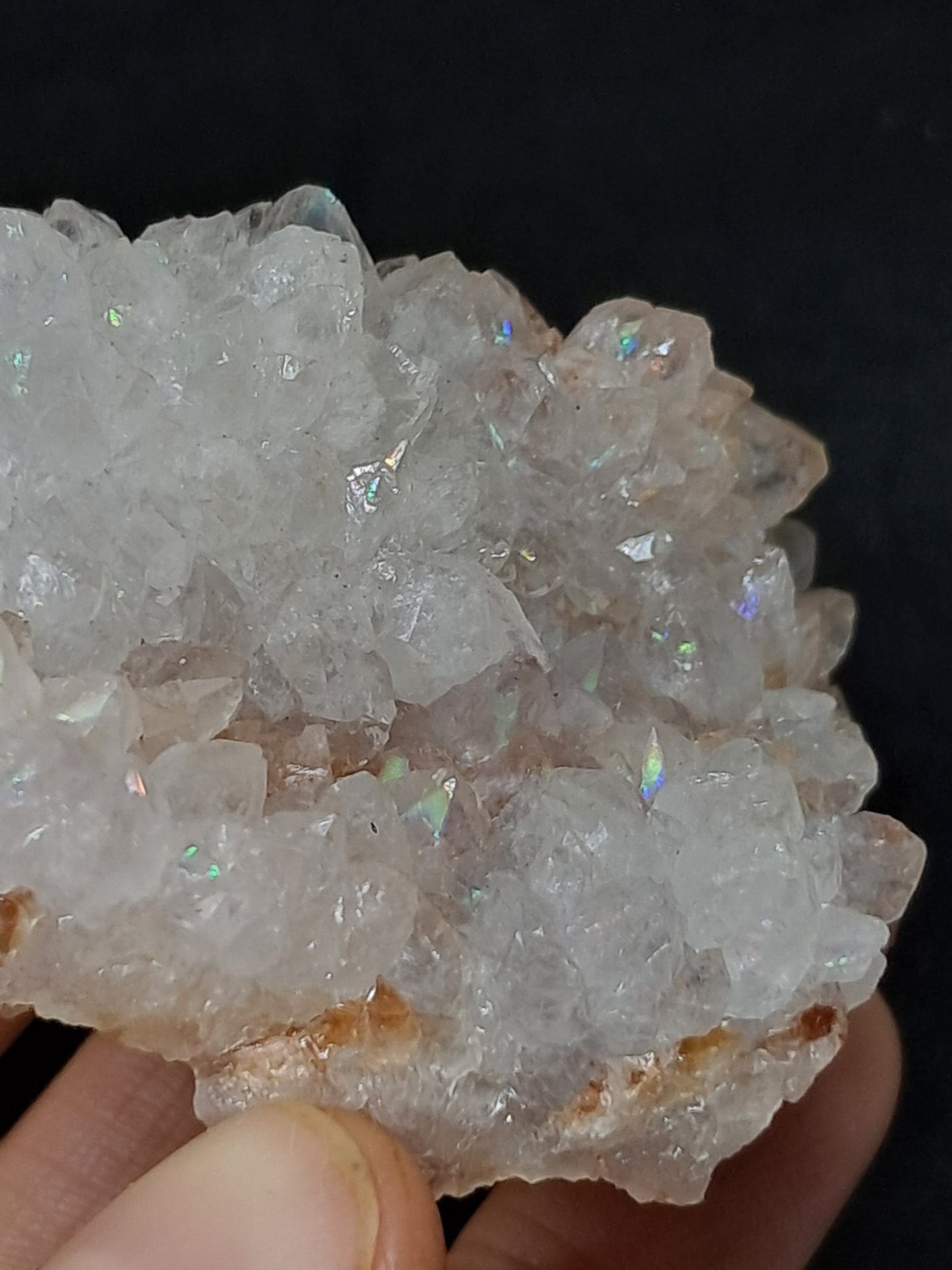 Iris Quartz (Aurangabad)| Anandalite | High Iridiscence | Natural Crystal #AQ40