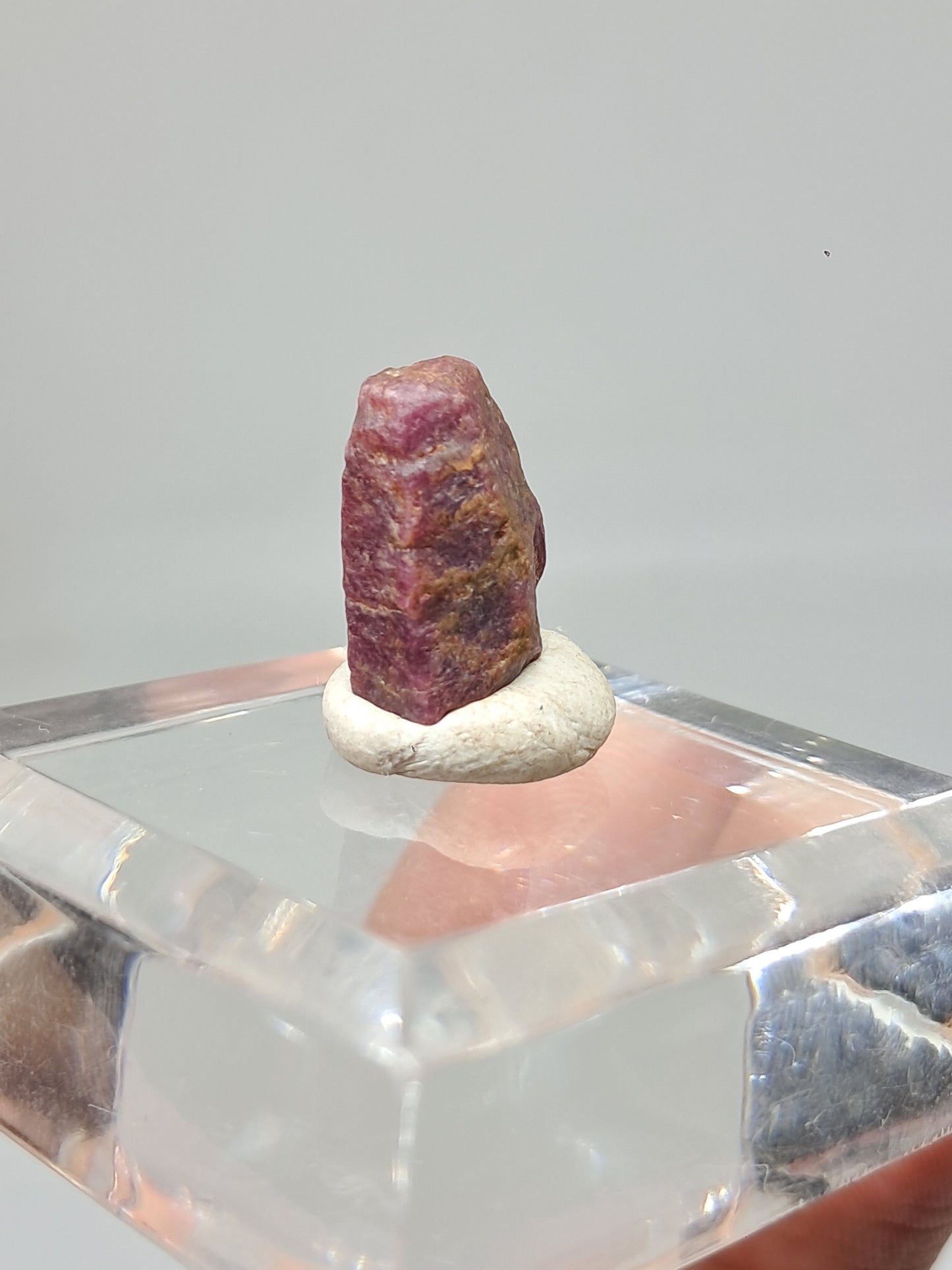 Rough Ruby Crystal (Tamil Nadu) Natural Stone | Mineral Specimen #RB15