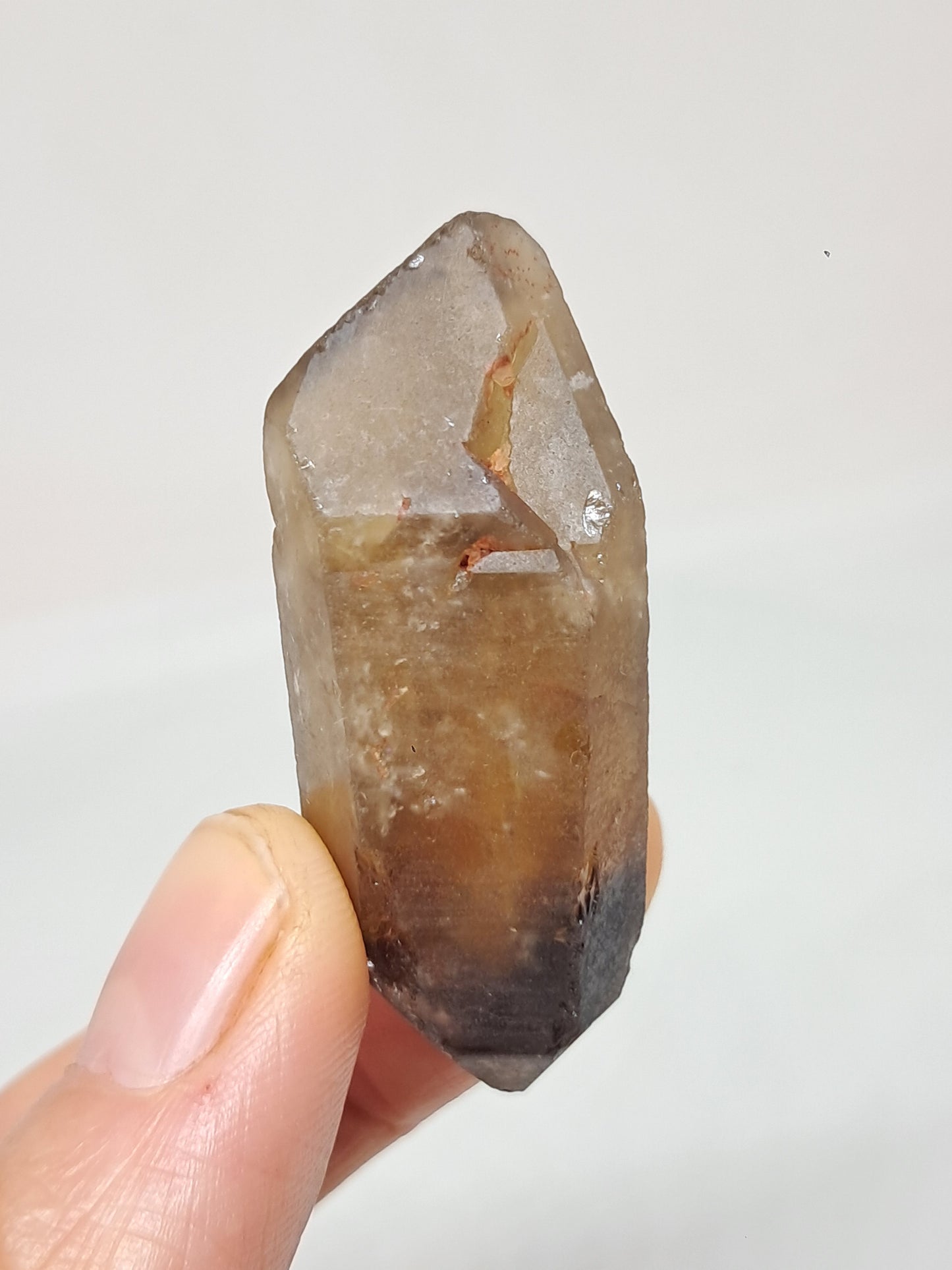 Natural Citrine (DRC) Double Terminated Crystal Point | Mineral Specimen #CTN25