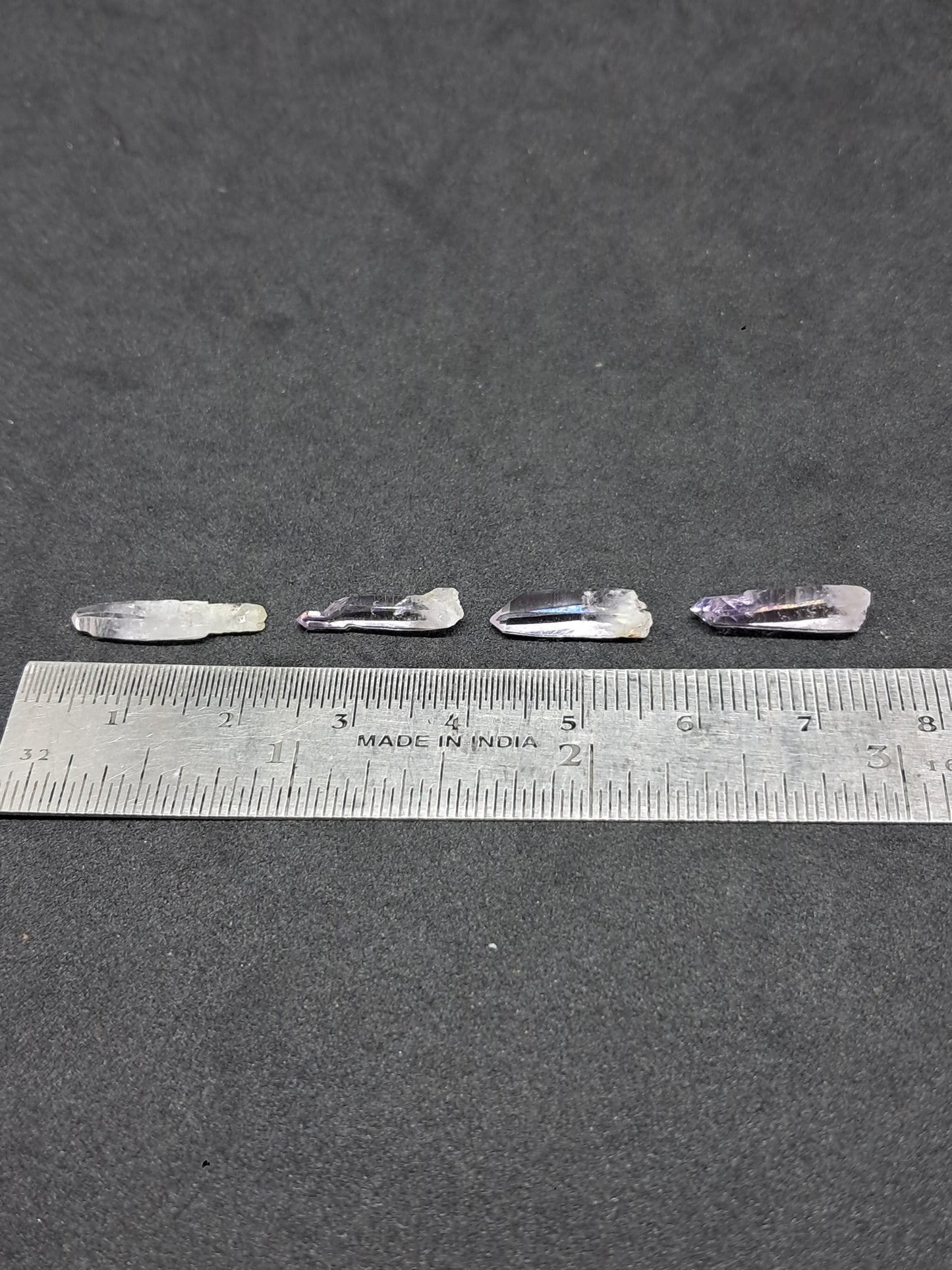 Set of 4 Small Veracruz Amethyst Crystal Points (Mexico) | Natural Stones #VA17
