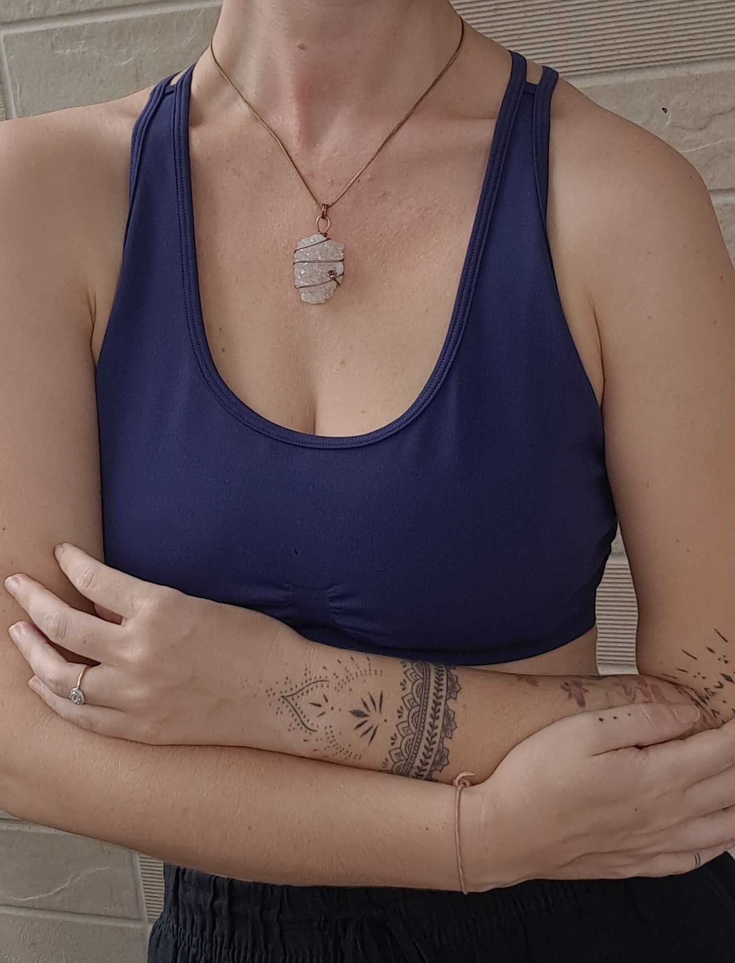 Clear Apophyllite Pendant | Handcrafted Jewelry | Unique Necklace #JL49