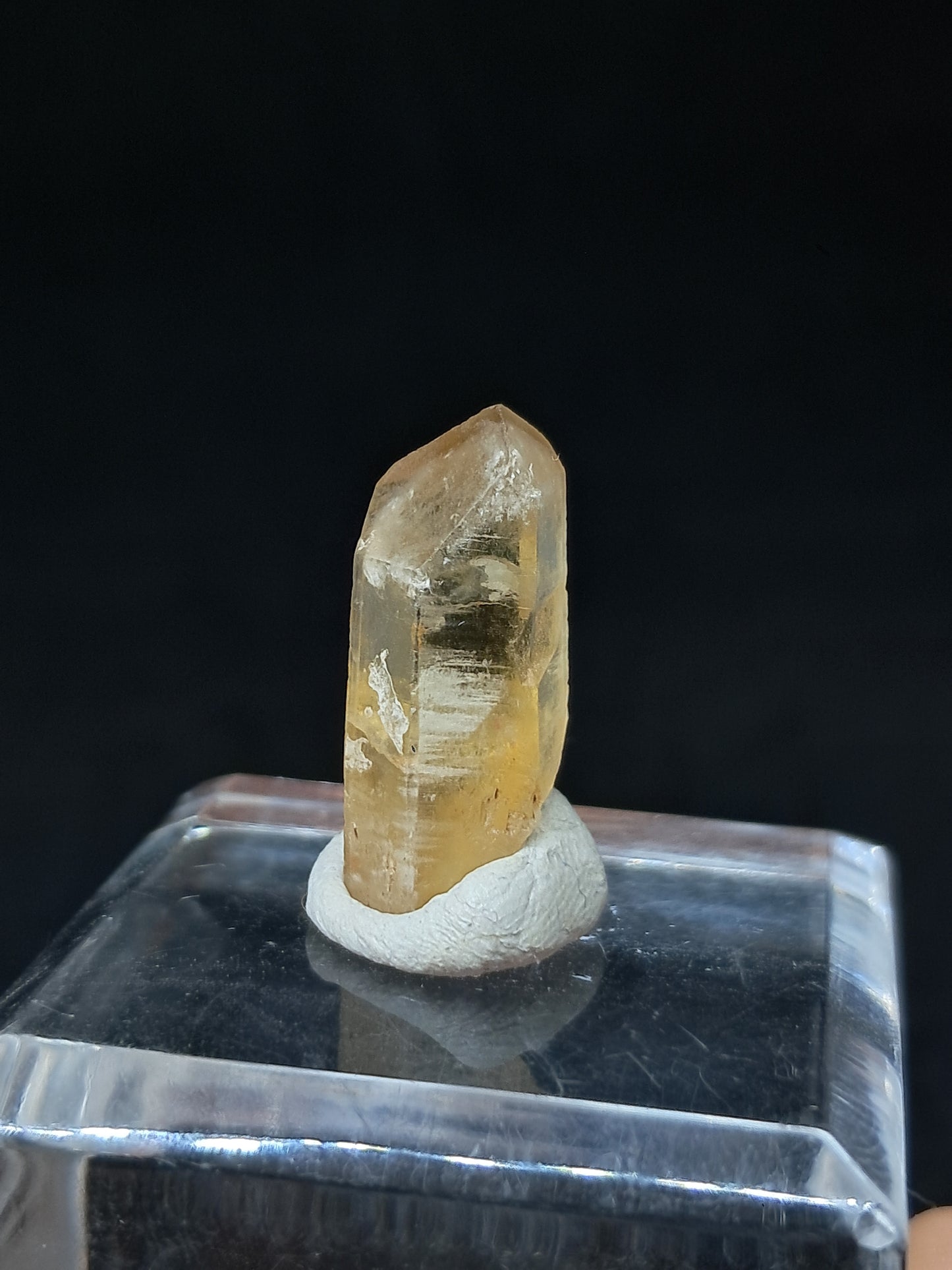 Natural Citrine Crystal w/ Phantom (Karur) | Natural Point | Mineral Specimen #CTN41