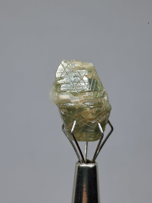 Natural Greenish-Blue *Teal* Sapphire Crystal (Karur) Rough Stone | Mineral Specimen #SP27