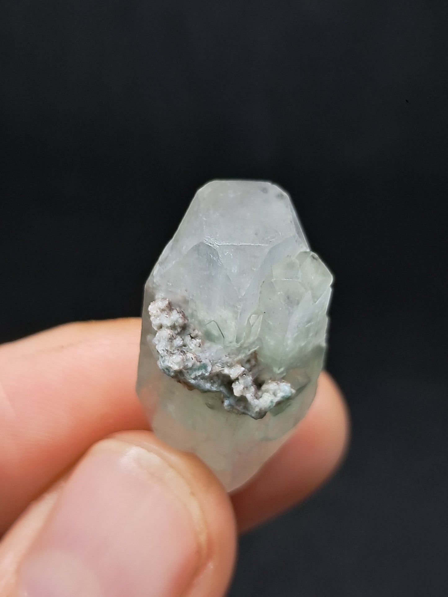 Green Apophyllite (Fluorapophyllite) (Ajanta) Natural Crystal | Mineral Specimen #GA37