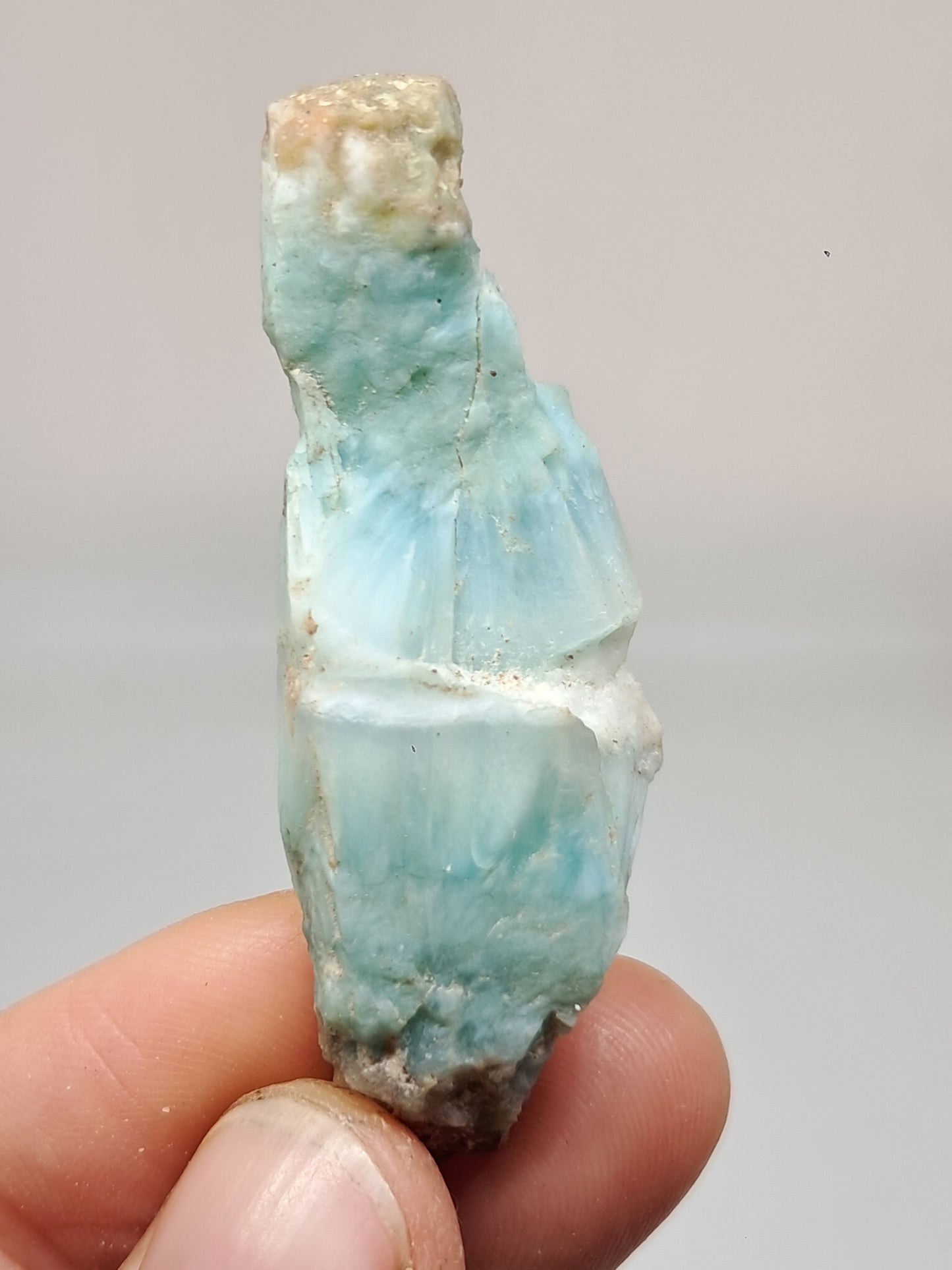 Larimar Raw Chunk (Dominican Republic) Rough Stone | Natural Rock #LM30