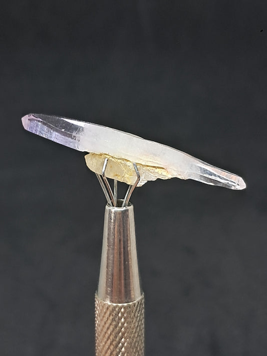 Punta de cristal biterminada de amatista de Veracruz (México) | Piedra natural n.° VA10