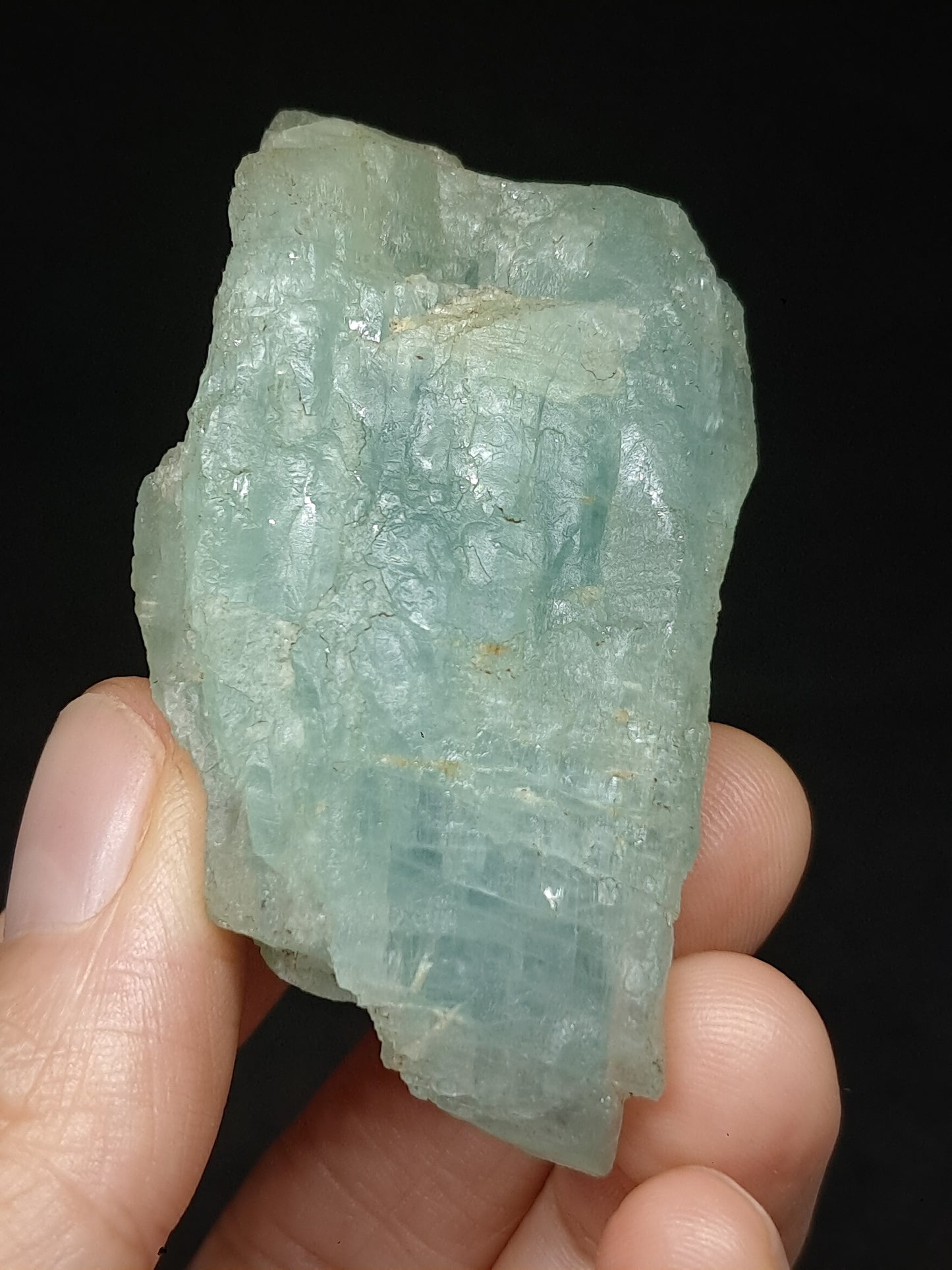 Aquamarine (Andhra Pradesh) Rough Natural Crystal | Mineral Specimen #AQM40