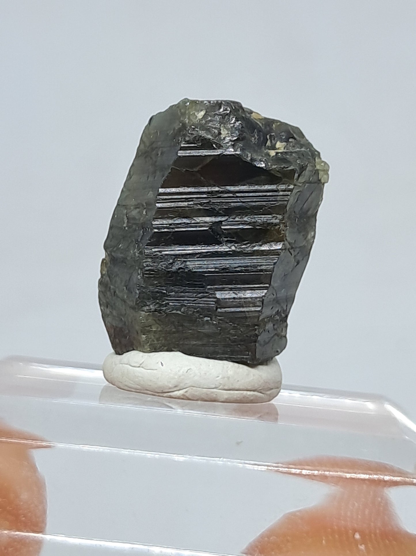 Natural Teal Green Sapphire Crystal (Karur) Rough Stone | Mineral Specimen #SP22