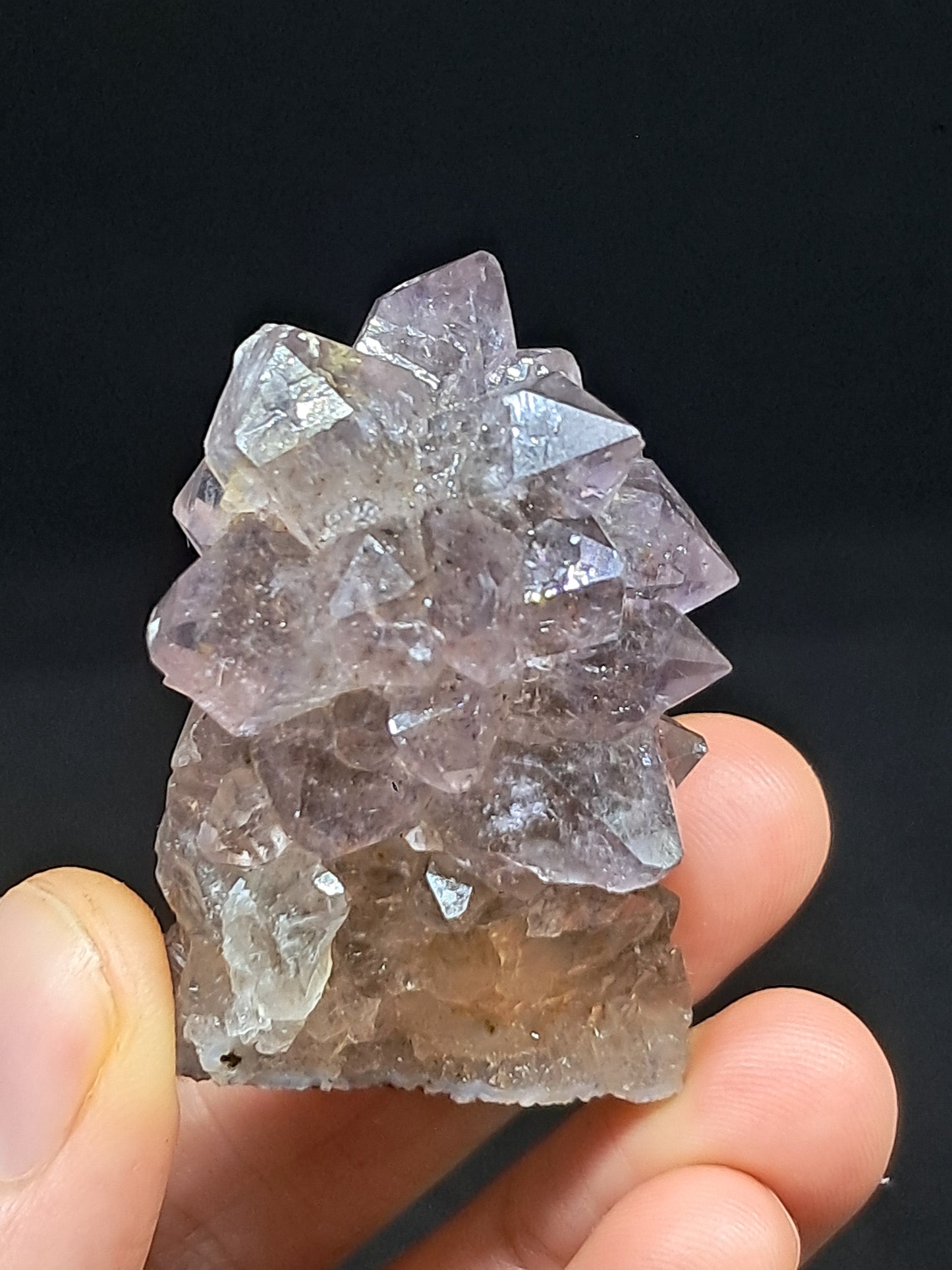 Smokey Amethyst Stalactite (Khadakwani) | Natural Crystal | Mineral Specimen #SA9