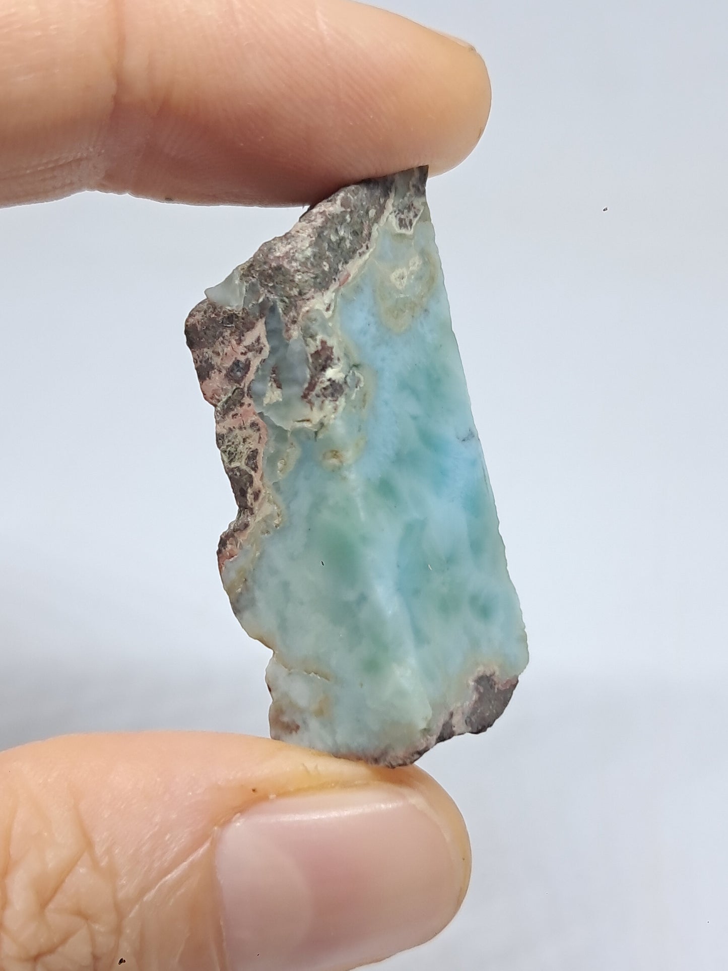 Larimar Raw (Dominican Republic) Rough Stone | Natural Rock #LM17