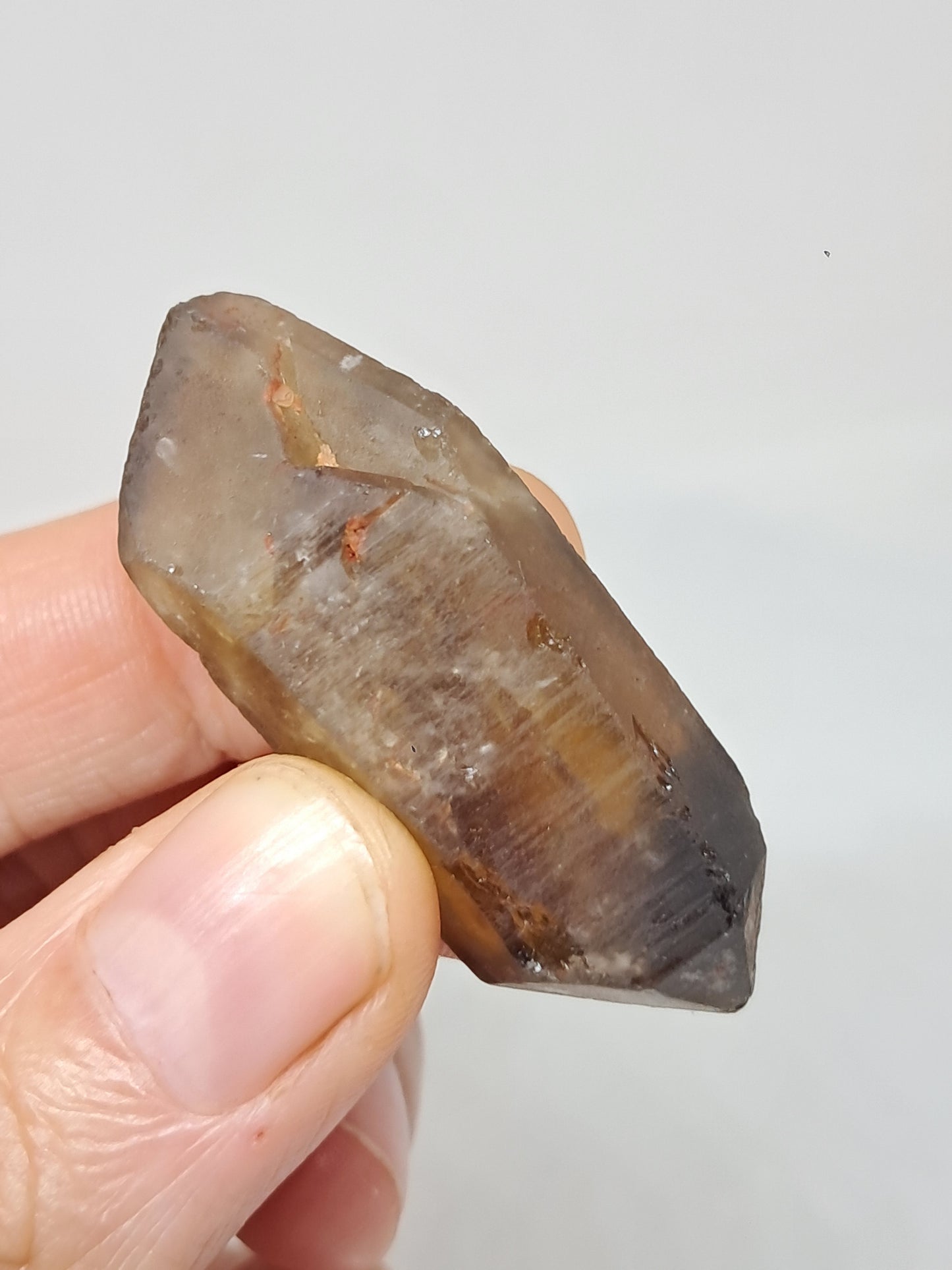 Natural Citrine (DRC) Double Terminated Crystal Point | Mineral Specimen #CTN25