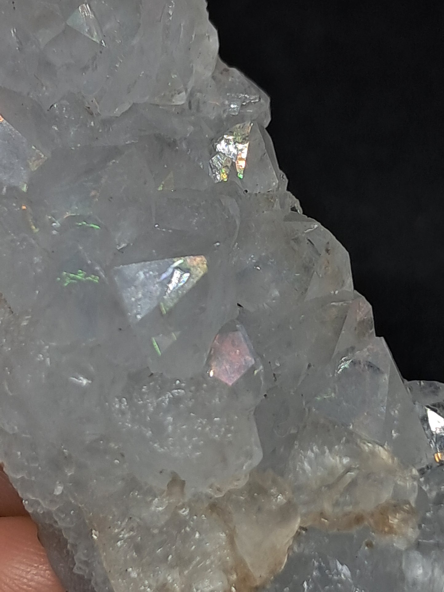 Iris Quartz (Aurangabad)| Anandalite | High Iridescence | Natural Crystal #AQ16