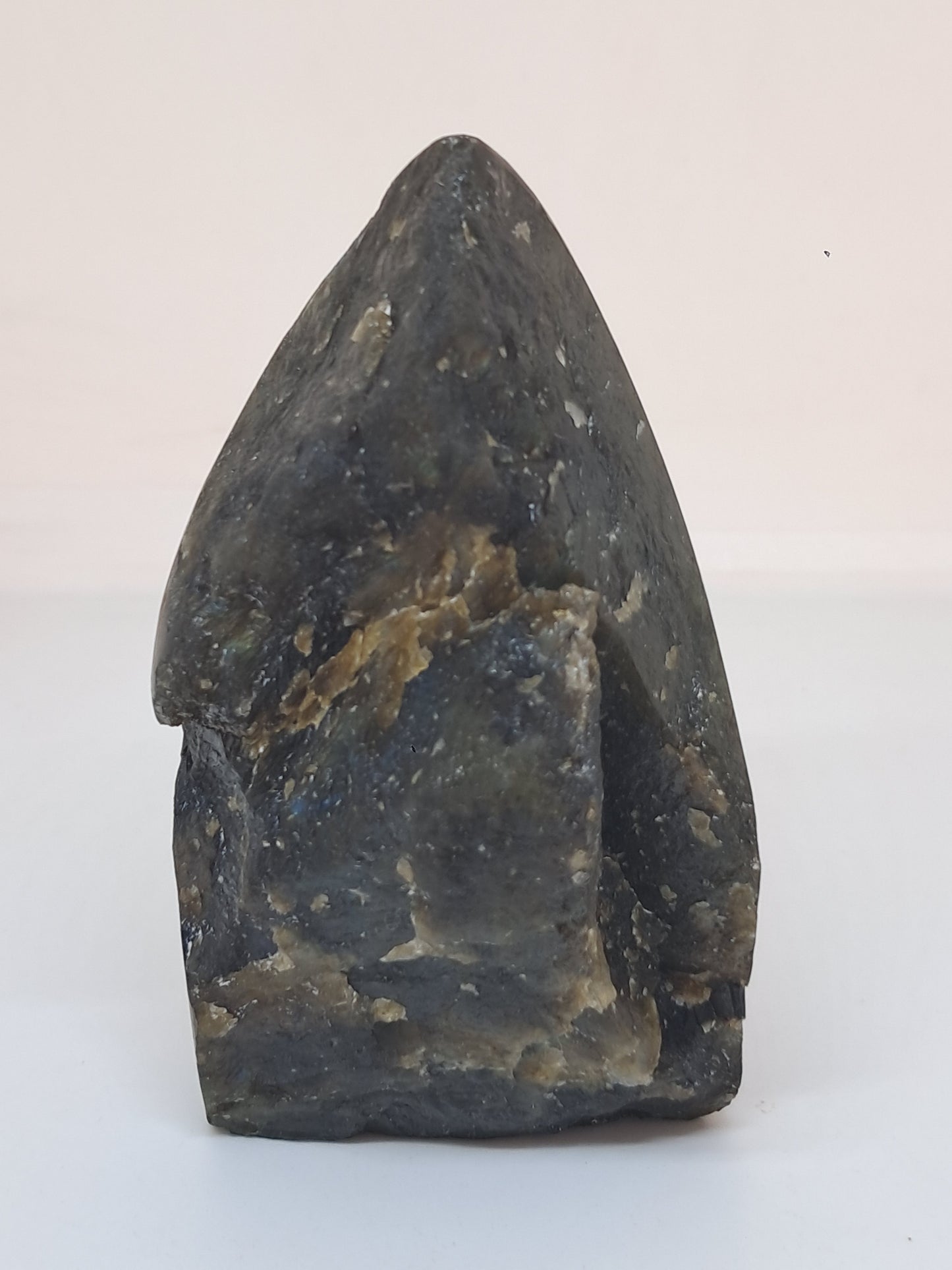 Labradorita | Cristal natural | Piedra semipulida y semipulida | Azul, amarillo y morado | Buena iridiscencia #LB2