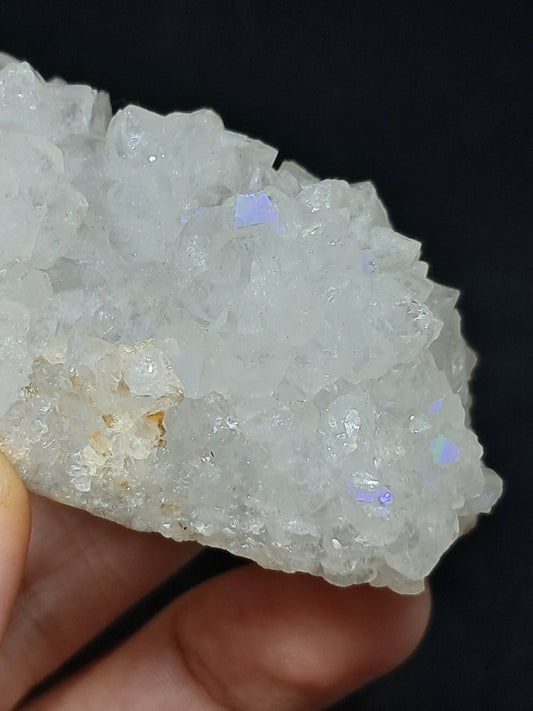 Cuarzo Iris (Aurangabad) | Anandalita | Estalactita | Cristal natural n.° AQ35