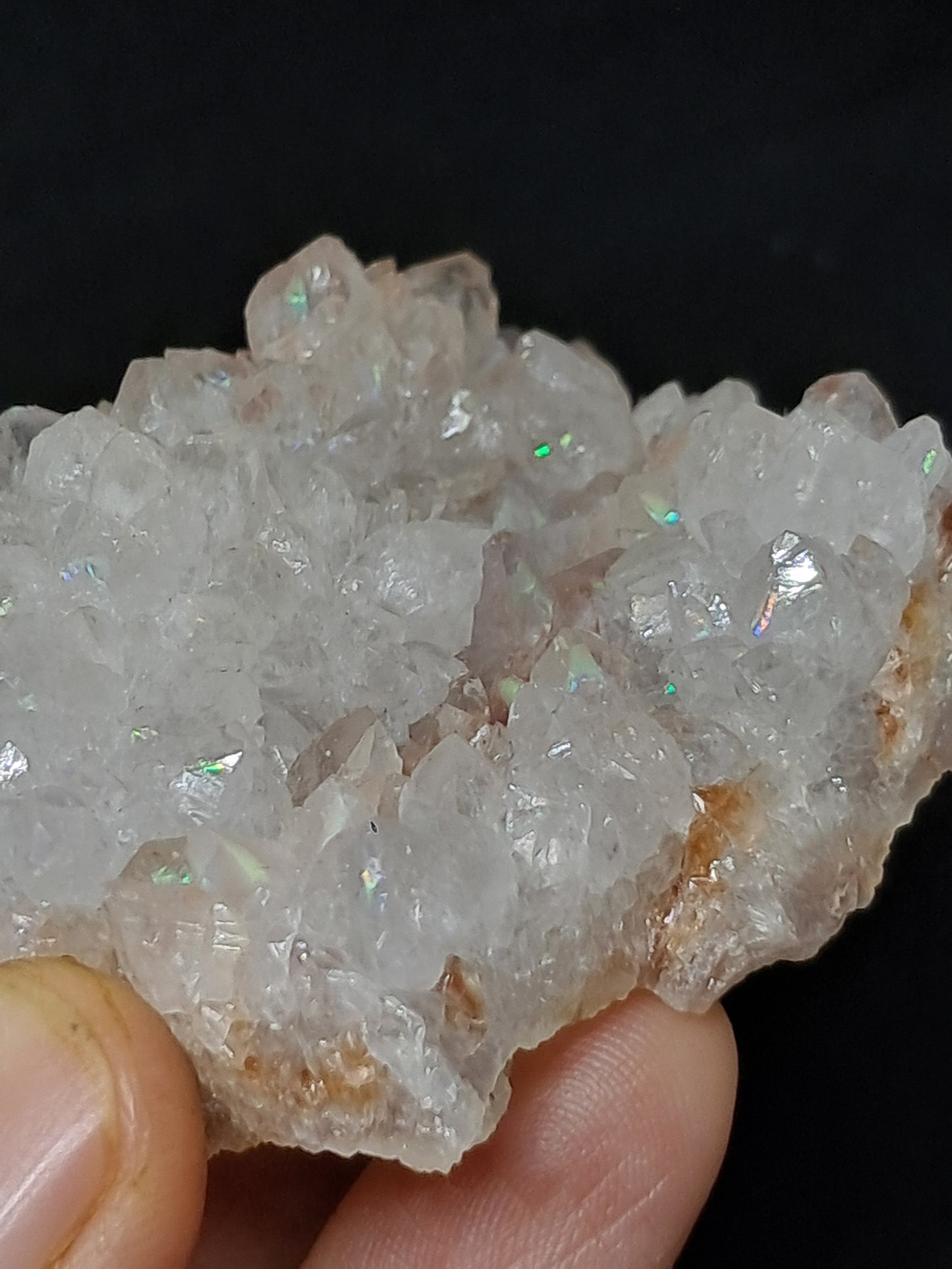 Iris Quartz (Aurangabad)| Anandalite | High Iridiscence | Natural Crystal #AQ40