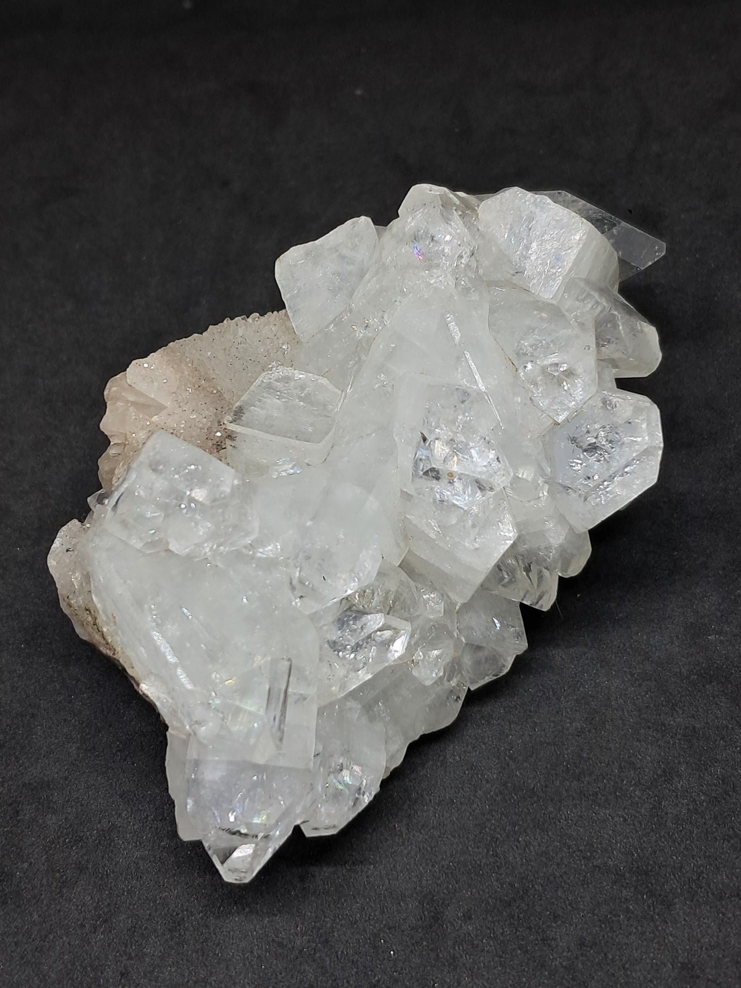 Clear Apophyllite Cluster (Ajanta) Natural Crystal | Mineral Specimen #AP41