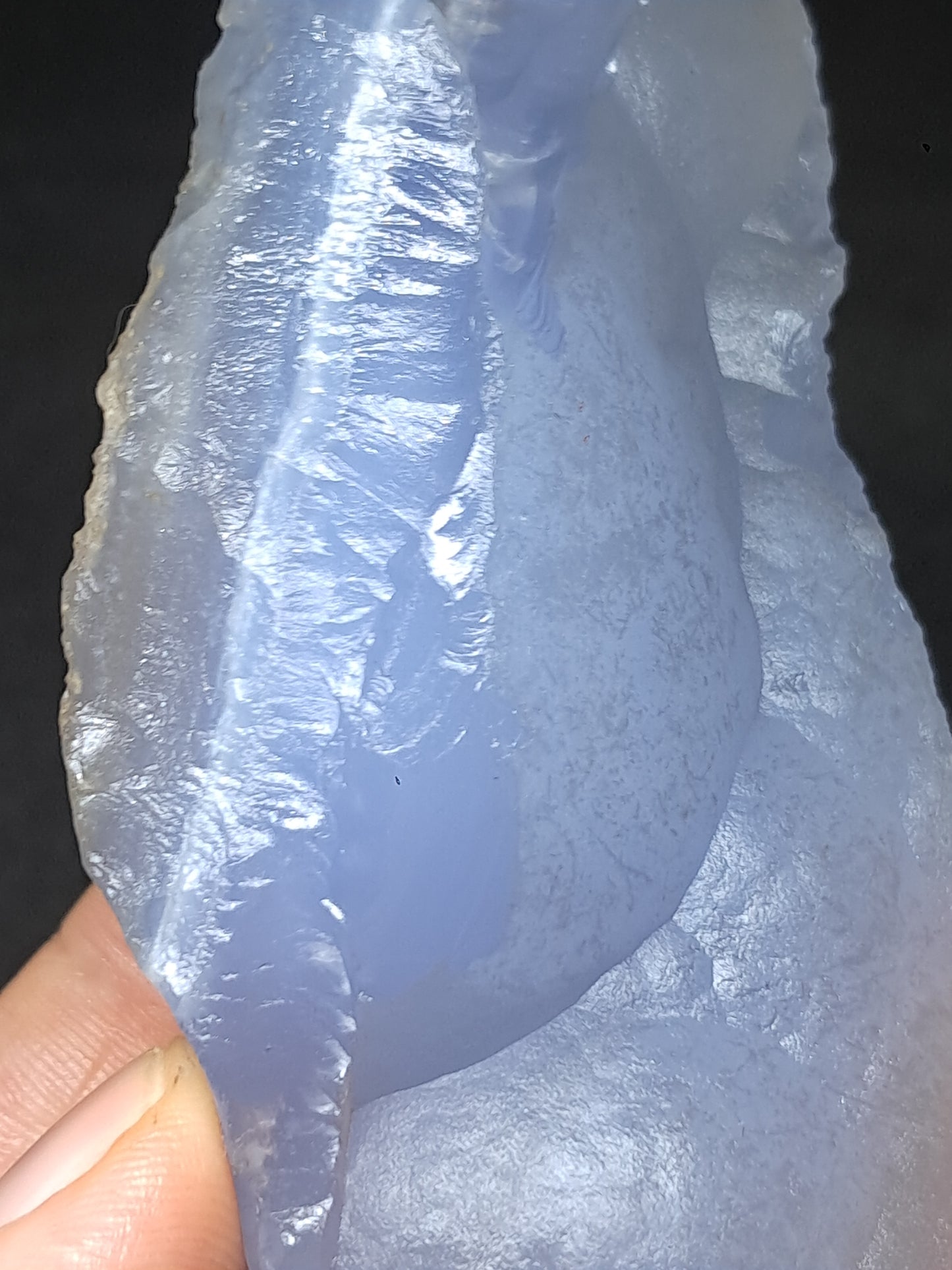 Blue Chalcedony Botryoidal Rough Natural Stone #BC1