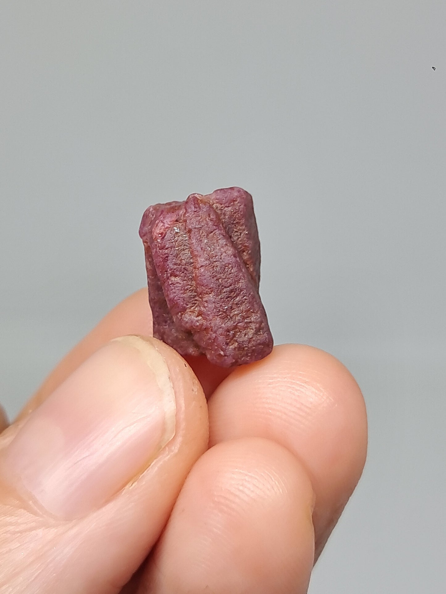 Rough Ruby Crystal (Tamil Nadu) Natural Stone | Mineral Specimen #RB20